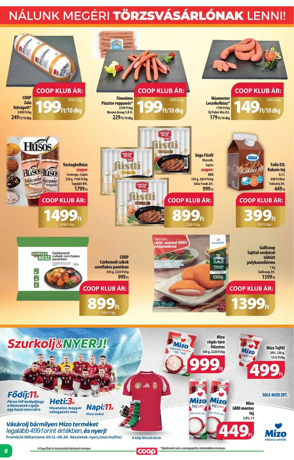 Coop akciós újság Alföld 06.13–06.19 – 8. oldal