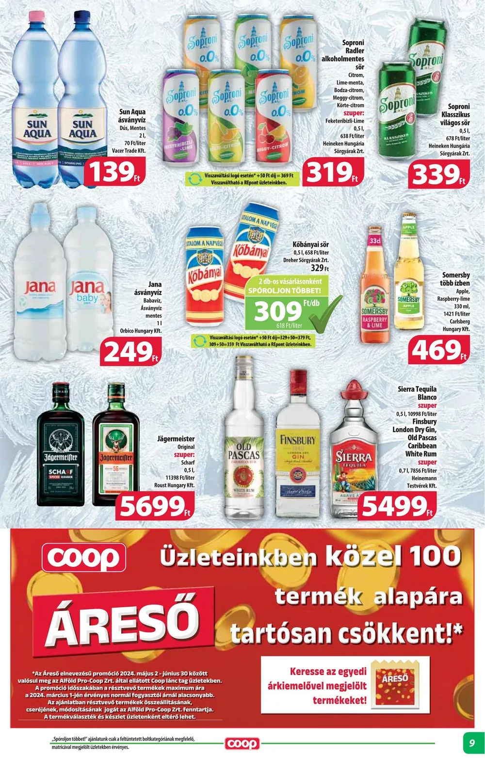 Coop akciós újság Alföld 06.13–06.19 – 9. oldal