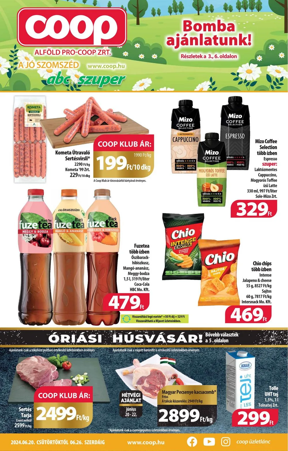 Coop akciós újság Alföld 06.20–06.26