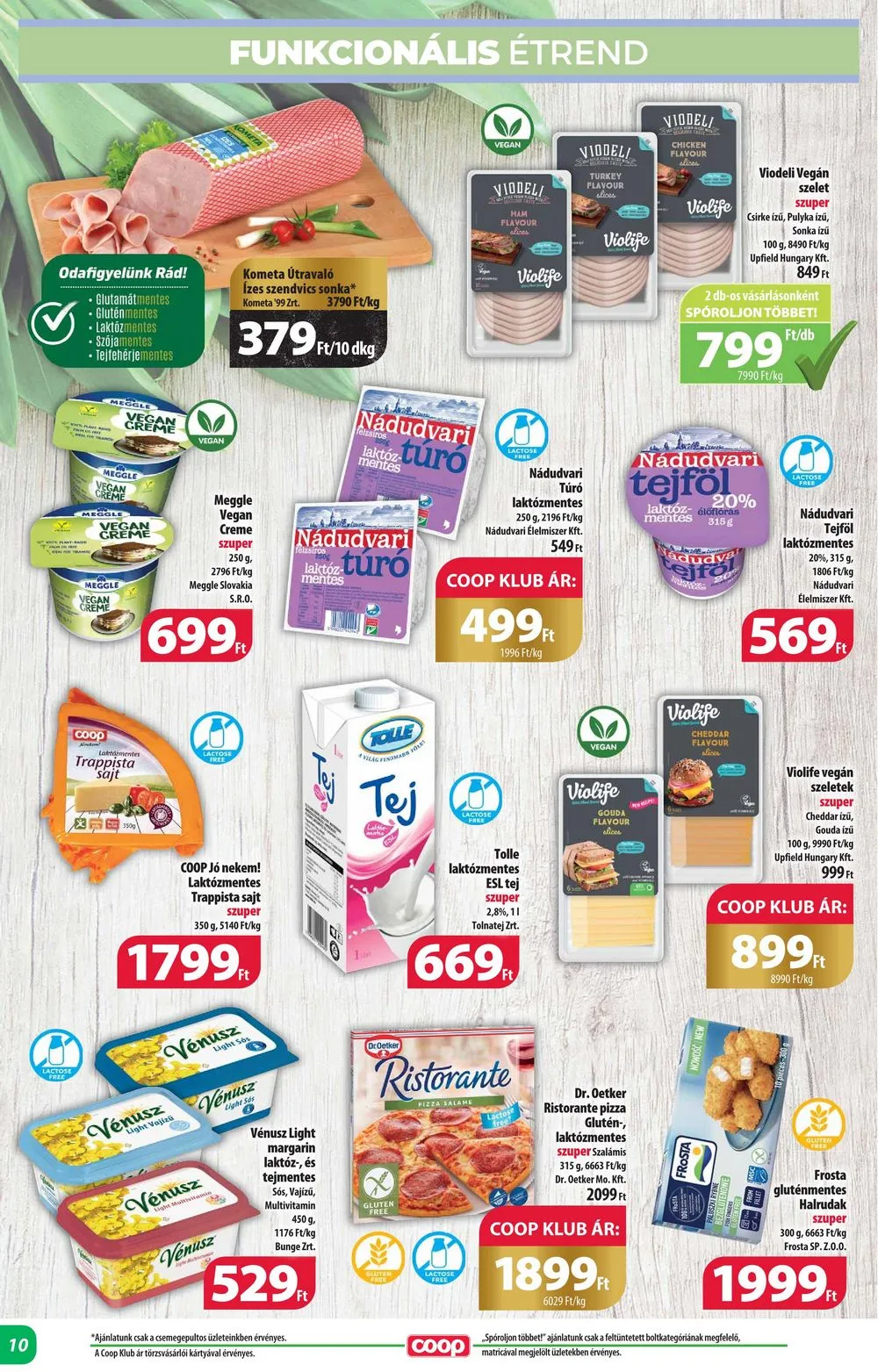 Coop akciós újság Alföld 06.20–06.26 – 10. oldal