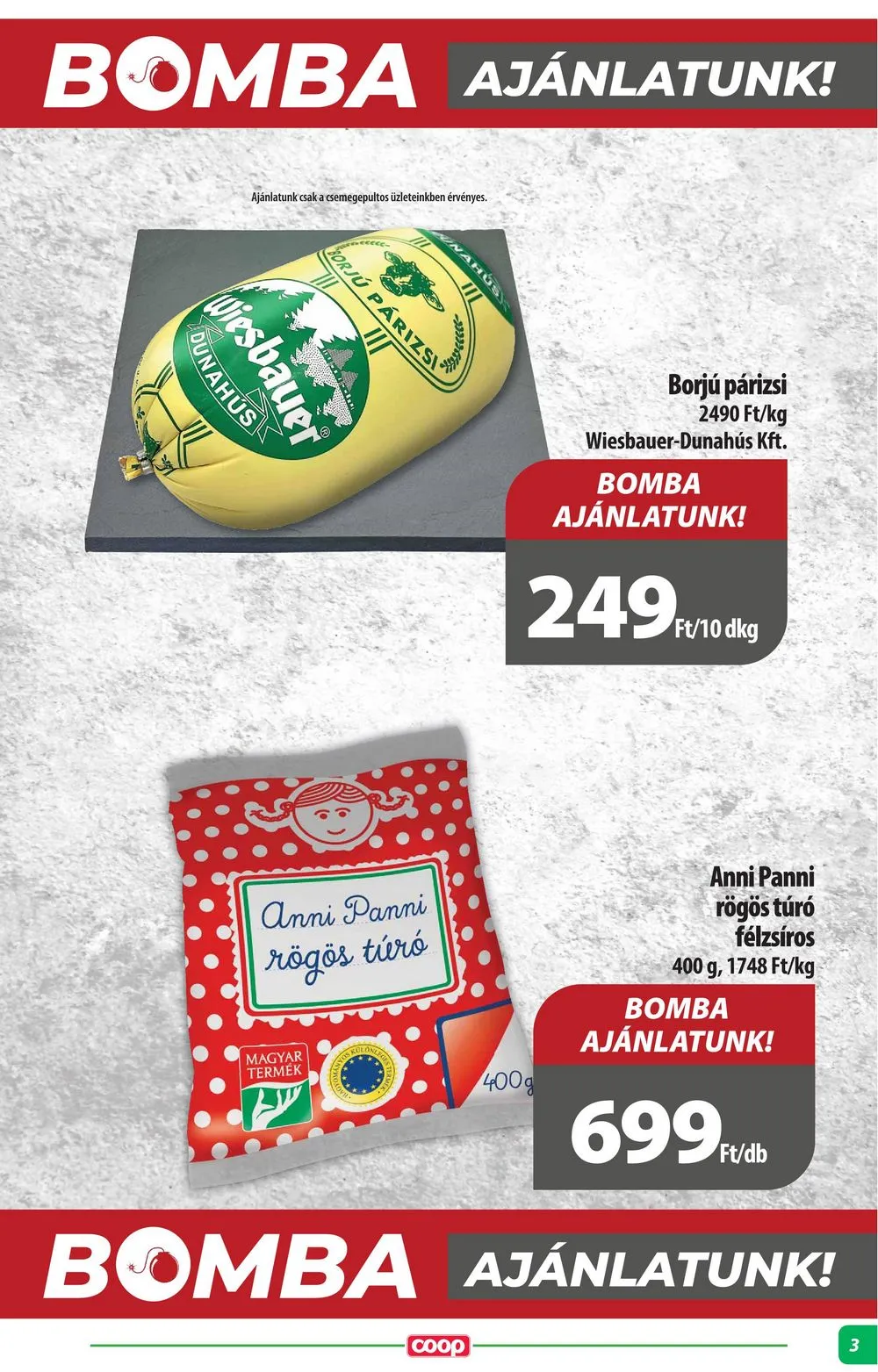 Coop akciós újság Alföld 06.20–06.26 – 3. oldal