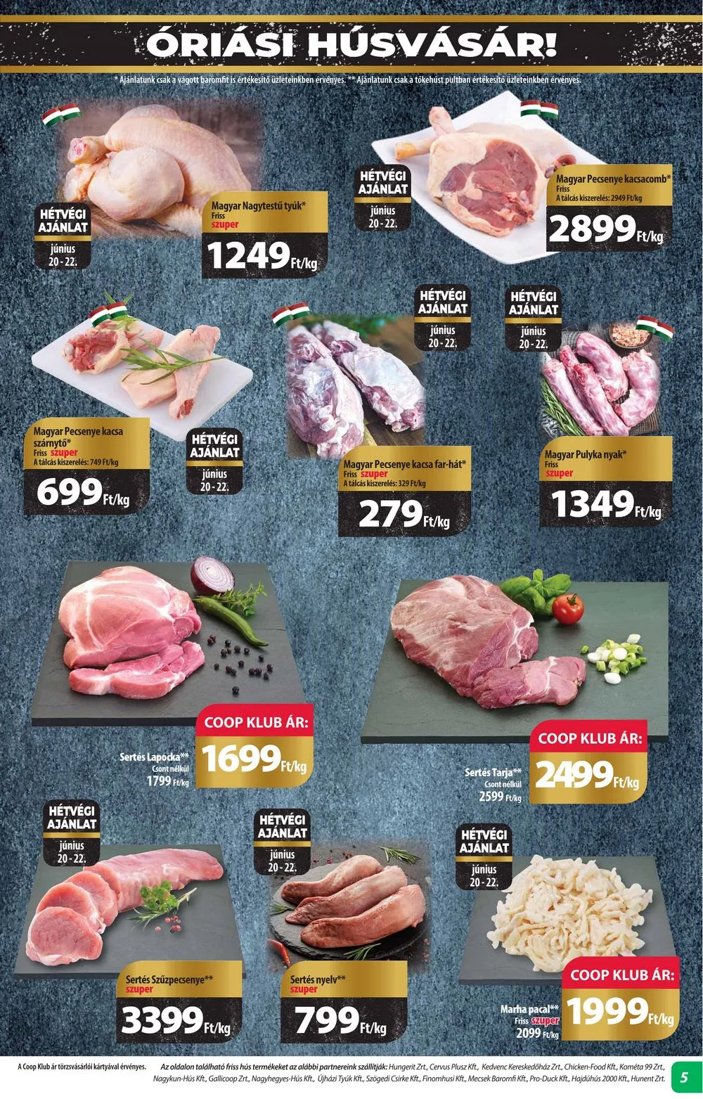 Coop akciós újság Alföld 06.20–06.26 – 5. oldal