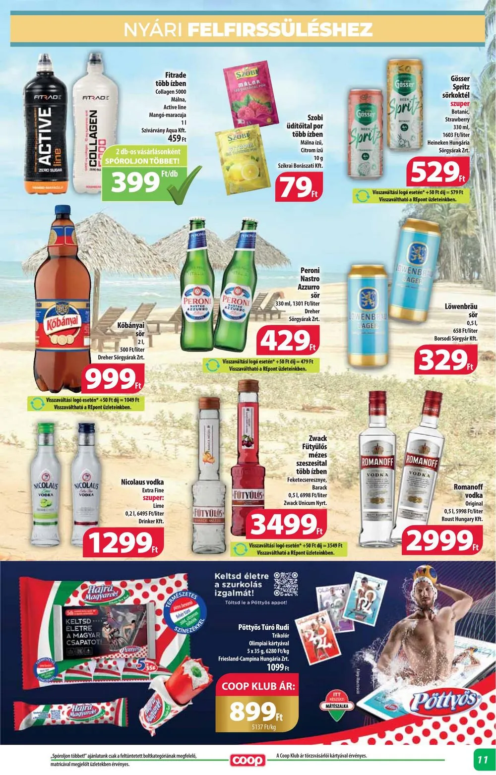 Coop akciós újság Alföld 07.18–07.24 – 11. oldal