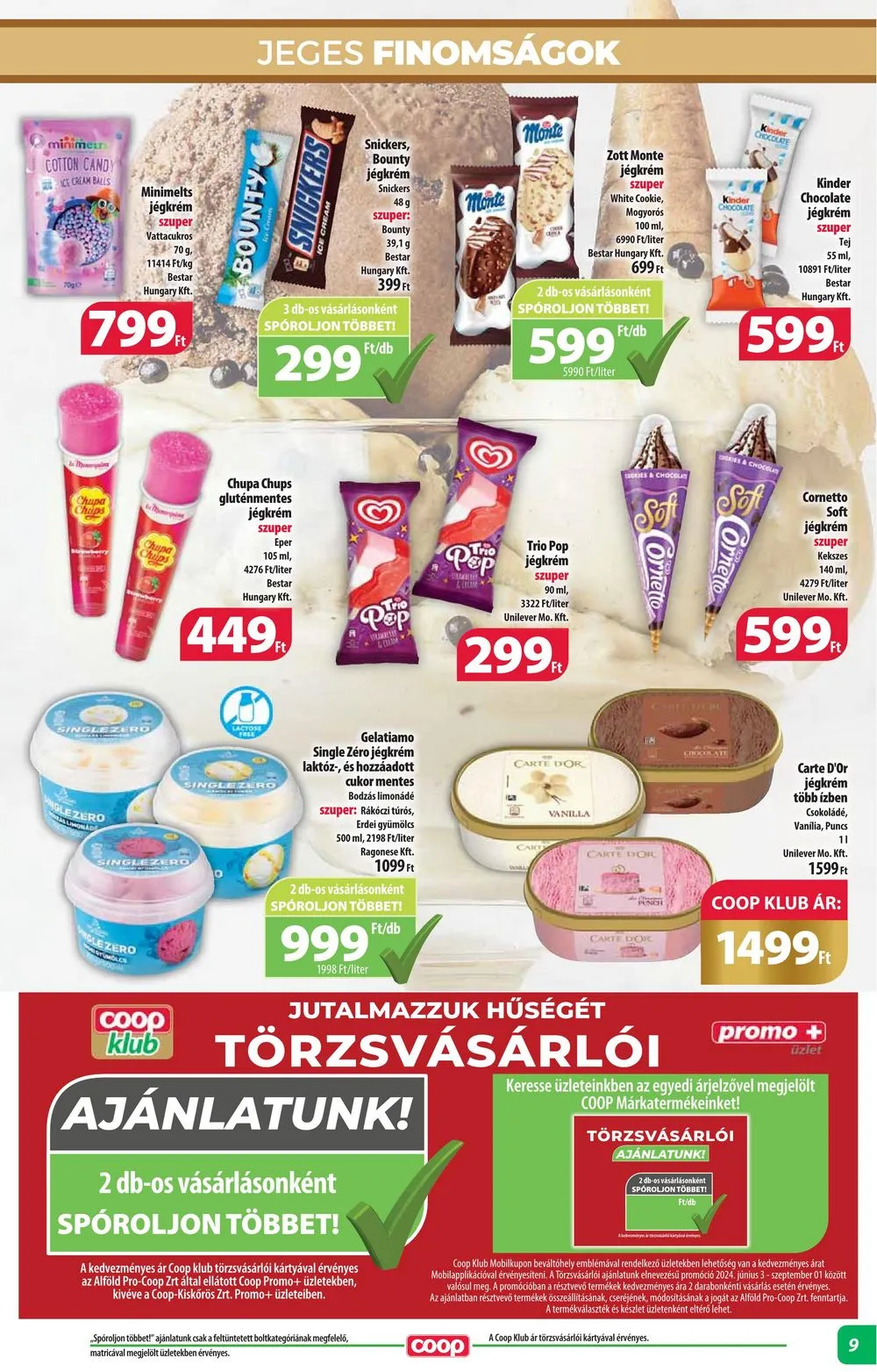 Coop akciós újság Alföld 07.18–07.24 – 9. oldal