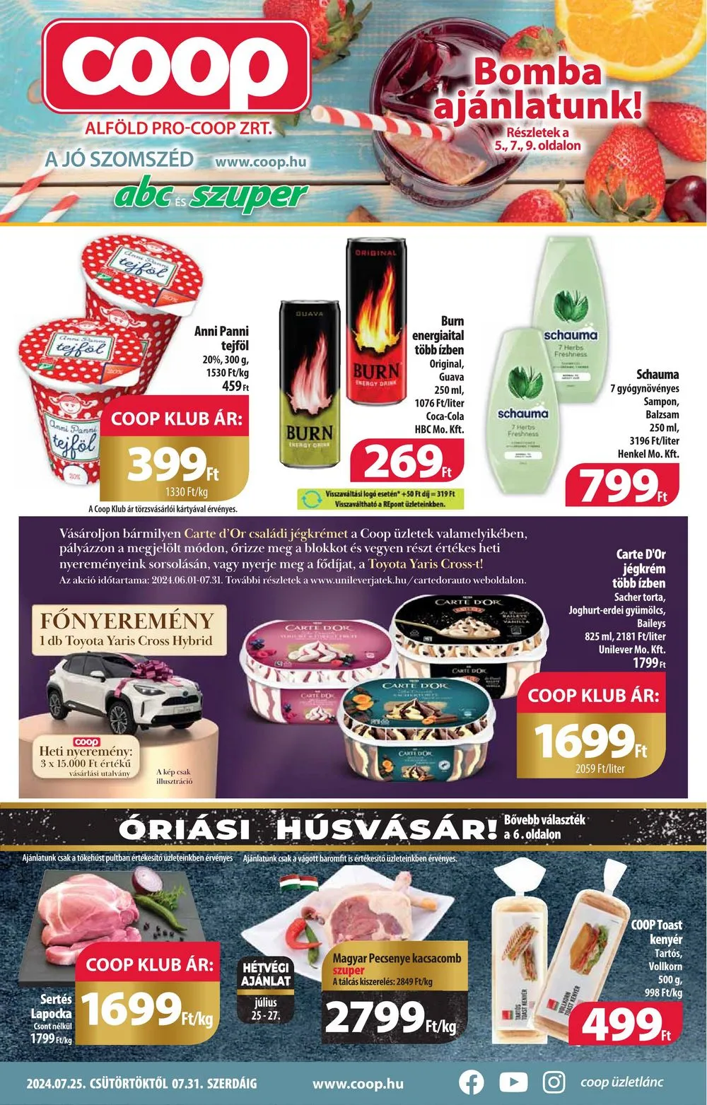 Coop akciós újság Alföld 07.25–07.31