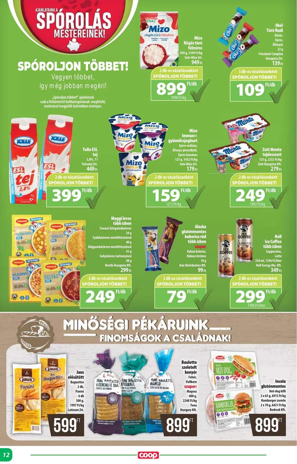 Coop akciós újság Alföld 07.25–07.31 – 12. oldal