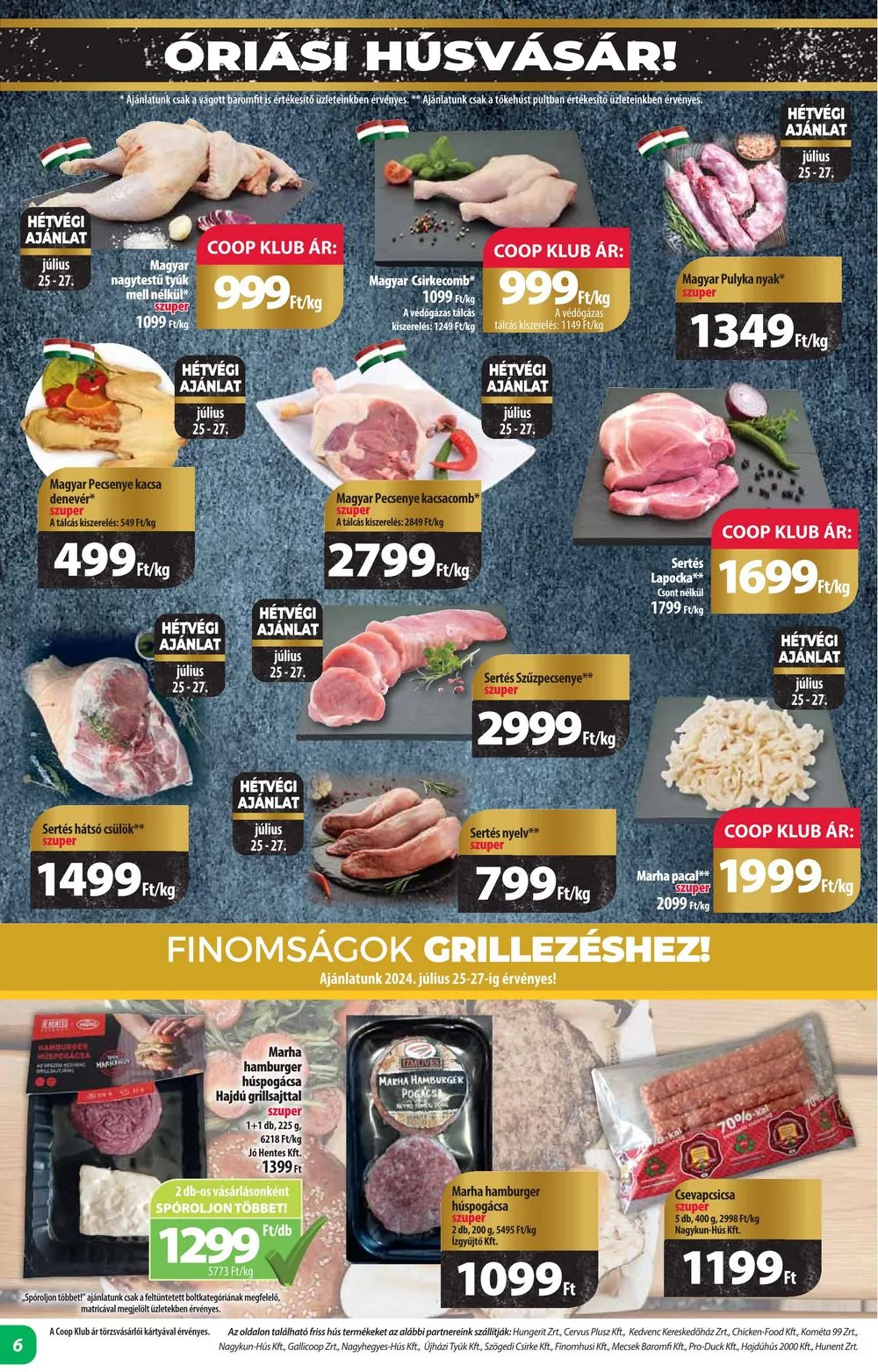 Coop akciós újság Alföld 07.25–07.31 – 6. oldal