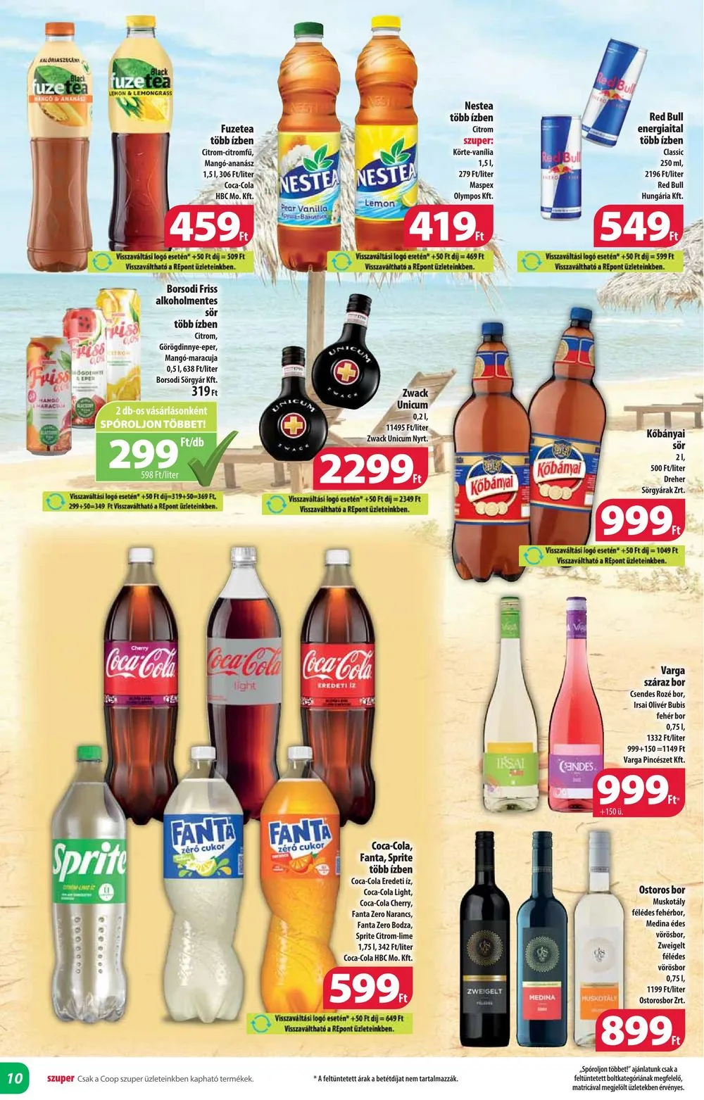 Coop akciós újság Alföld 08.22–08.28 – 10. oldal