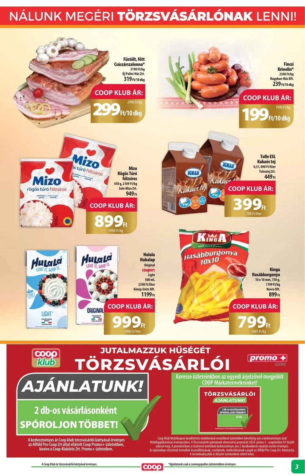 Coop akciós újság Alföld 08.22–08.28 – 3. oldal