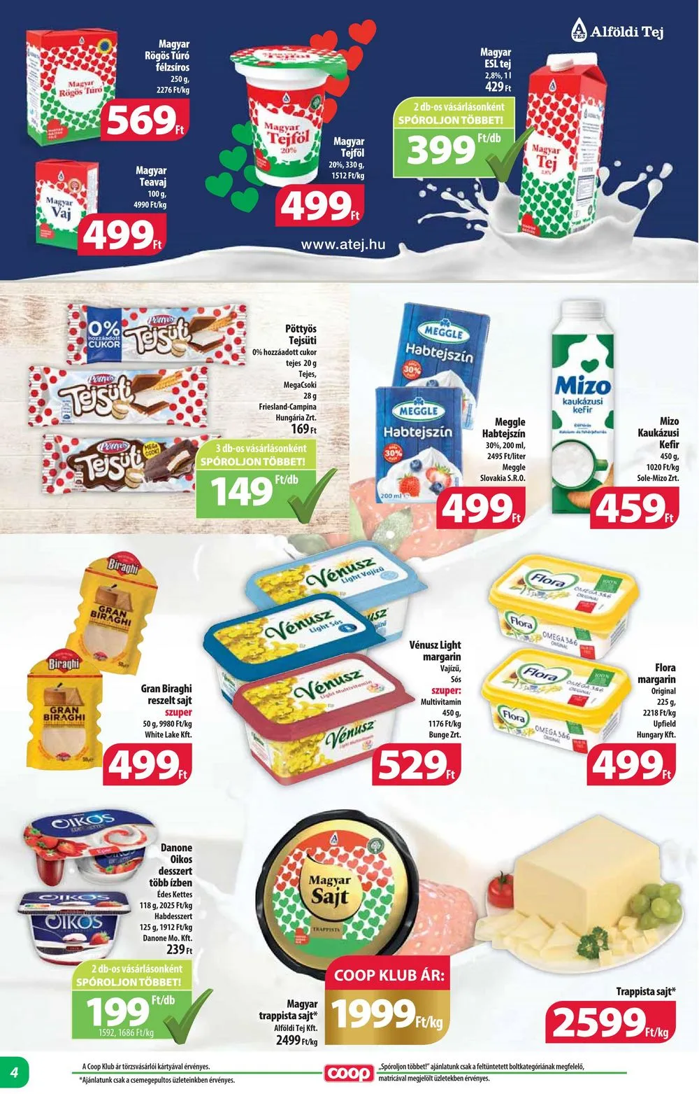 Coop akciós újság Alföld 08.22–08.28 – 4. oldal