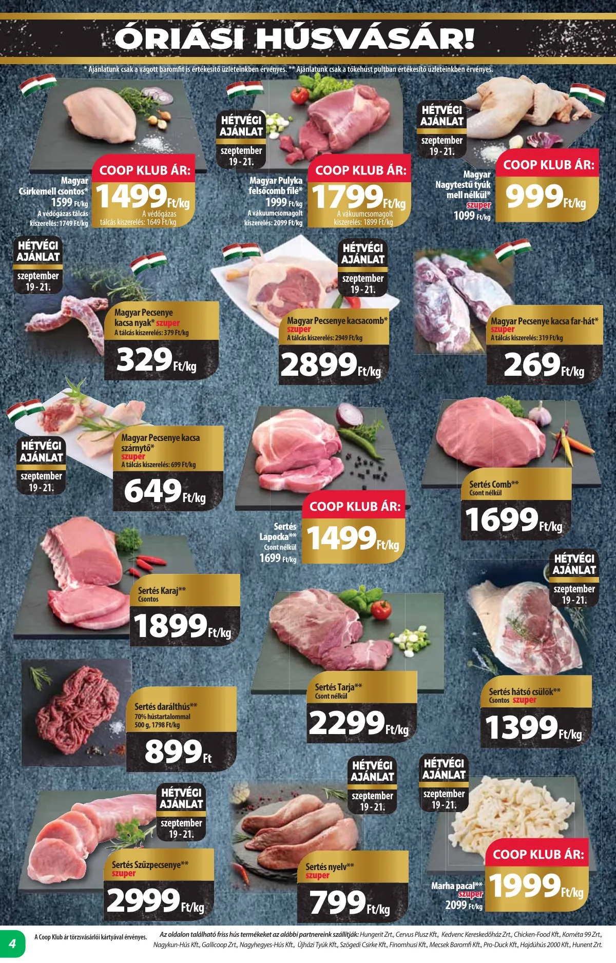 Coop akciós újság Alföld 09.19–09.25 – 4. oldal