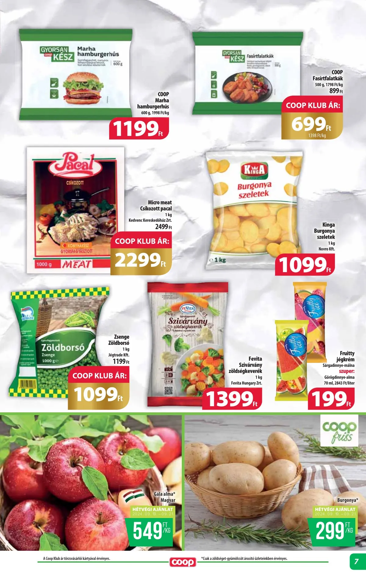 Coop akciós újság Alföld 09.19–09.25 – 7. oldal