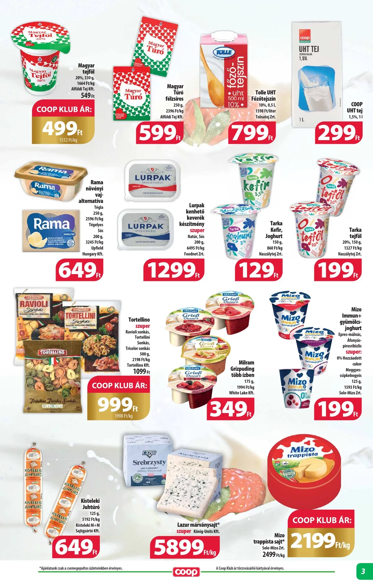 Coop akciós újság Alföld 09.26–10.02 – 3. oldal
