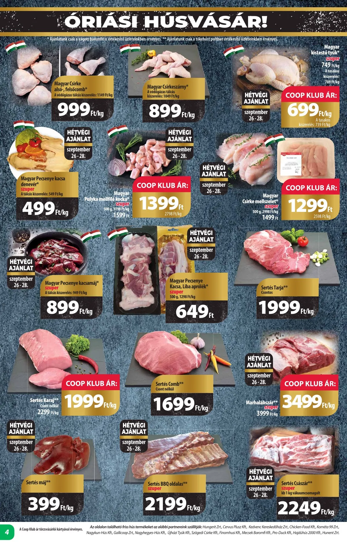 Coop akciós újság Alföld 09.26–10.02 – 4. oldal
