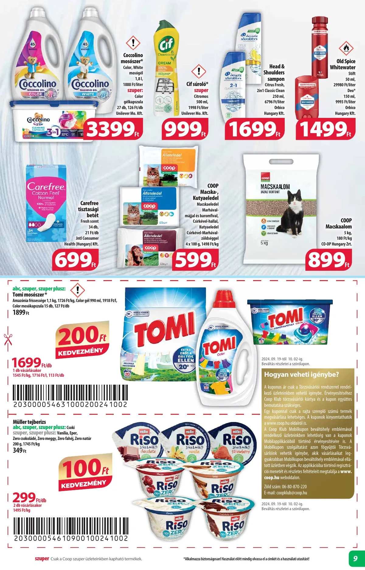 Coop akciós újság Alföld 09.26–10.02 – 9. oldal
