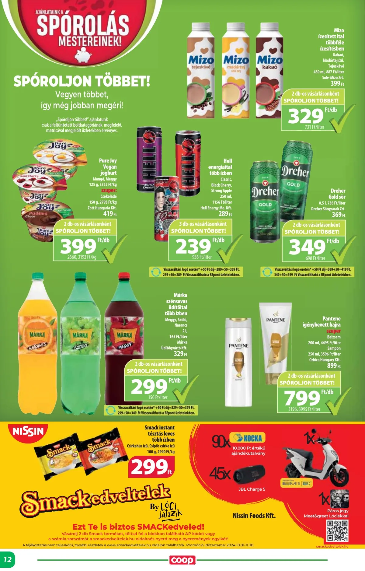 Coop akciós újság Alföld 10.17–10.22 – 12. oldal