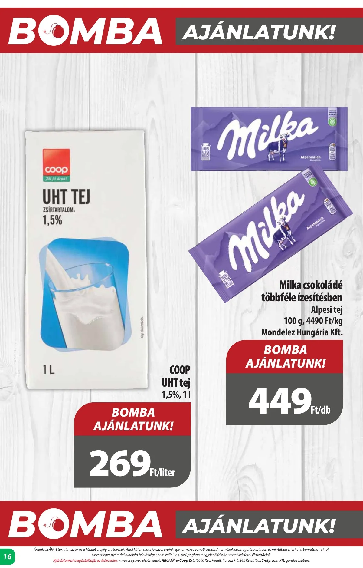 Coop akciós újság Alföld 10.17–10.22 – 16. oldal