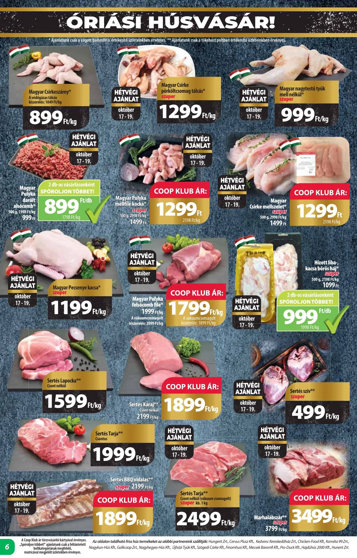 Coop akciós újság Alföld 10.17–10.22 – 6. oldal