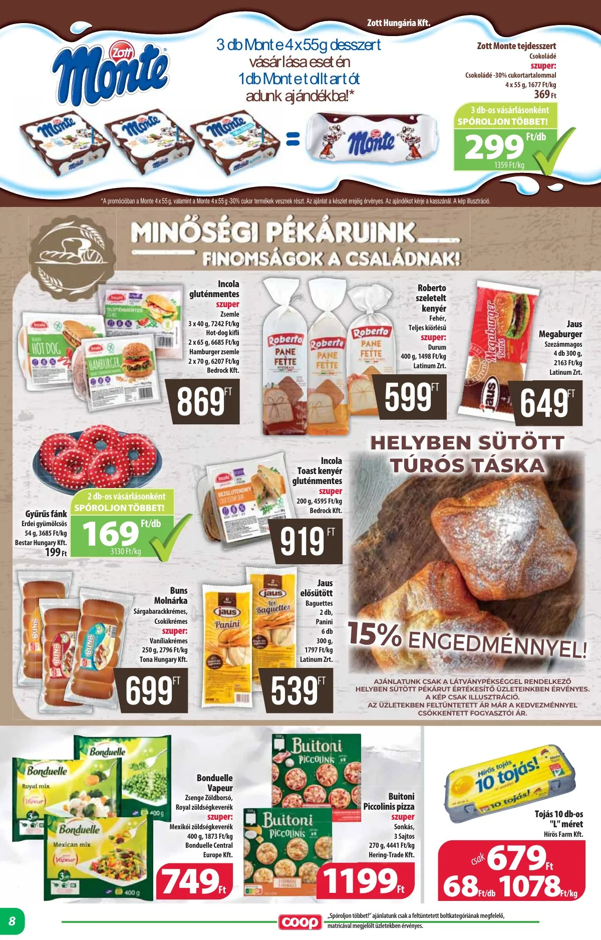 Coop akciós újság Alföld 10.17–10.22 – 8. oldal