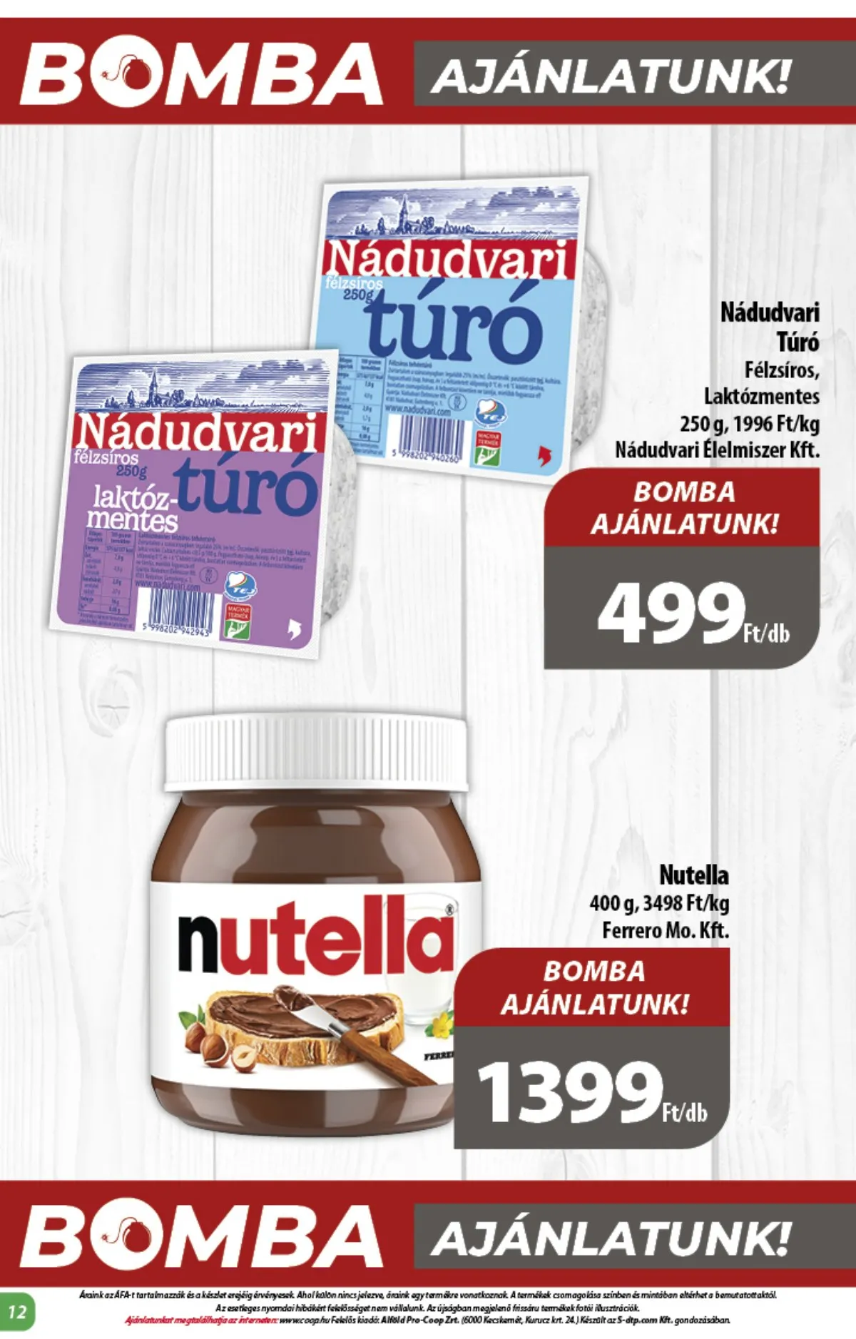 Coop akciós újság Alföld 10.24–10.30 – 12. oldal