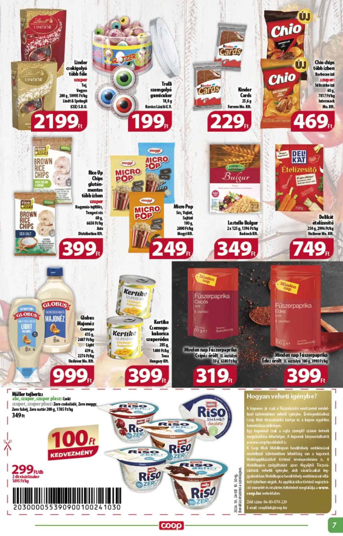 Coop akciós újság Alföld 10.24–10.30 – 7. oldal