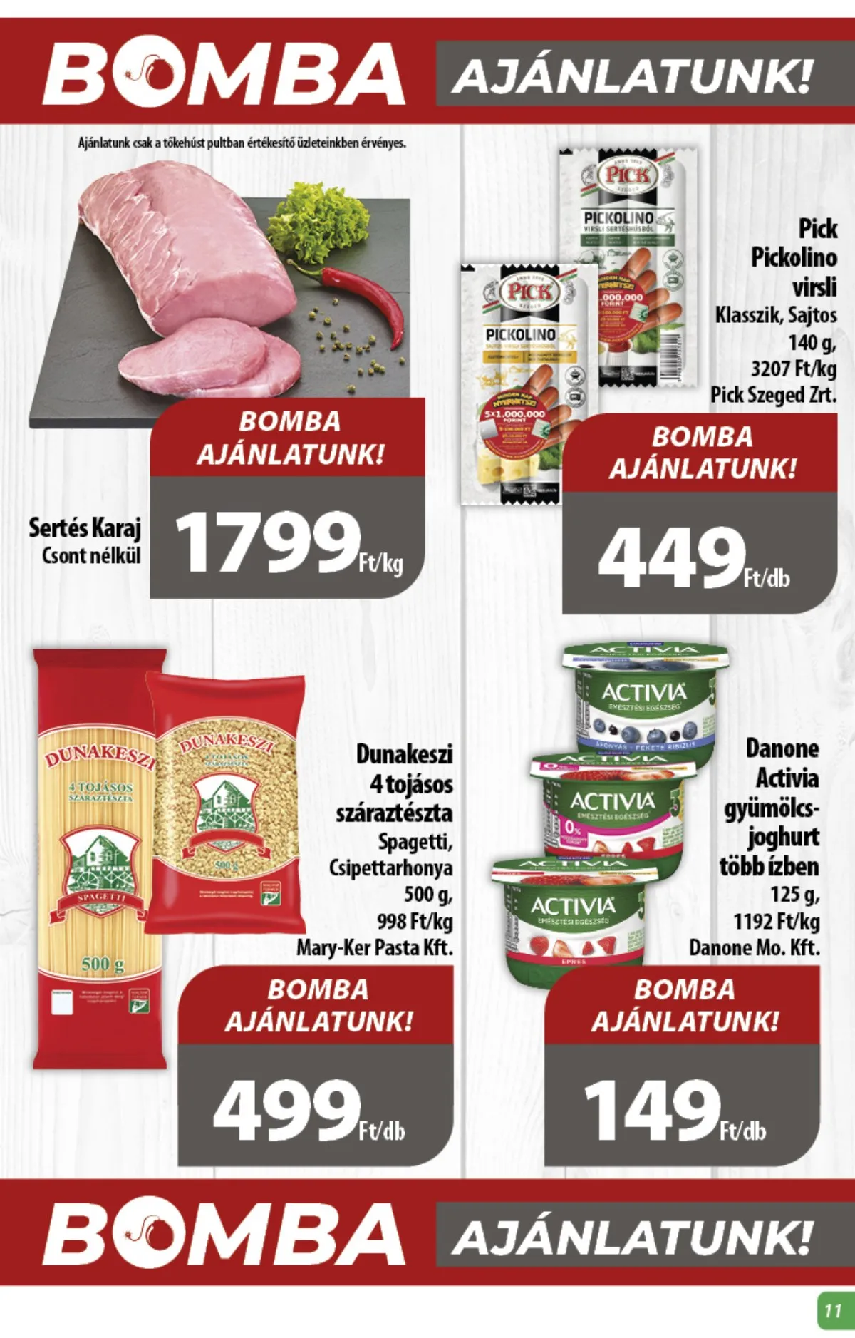 Coop akciós újság Alföld 11.14–11.20 – 11. oldal