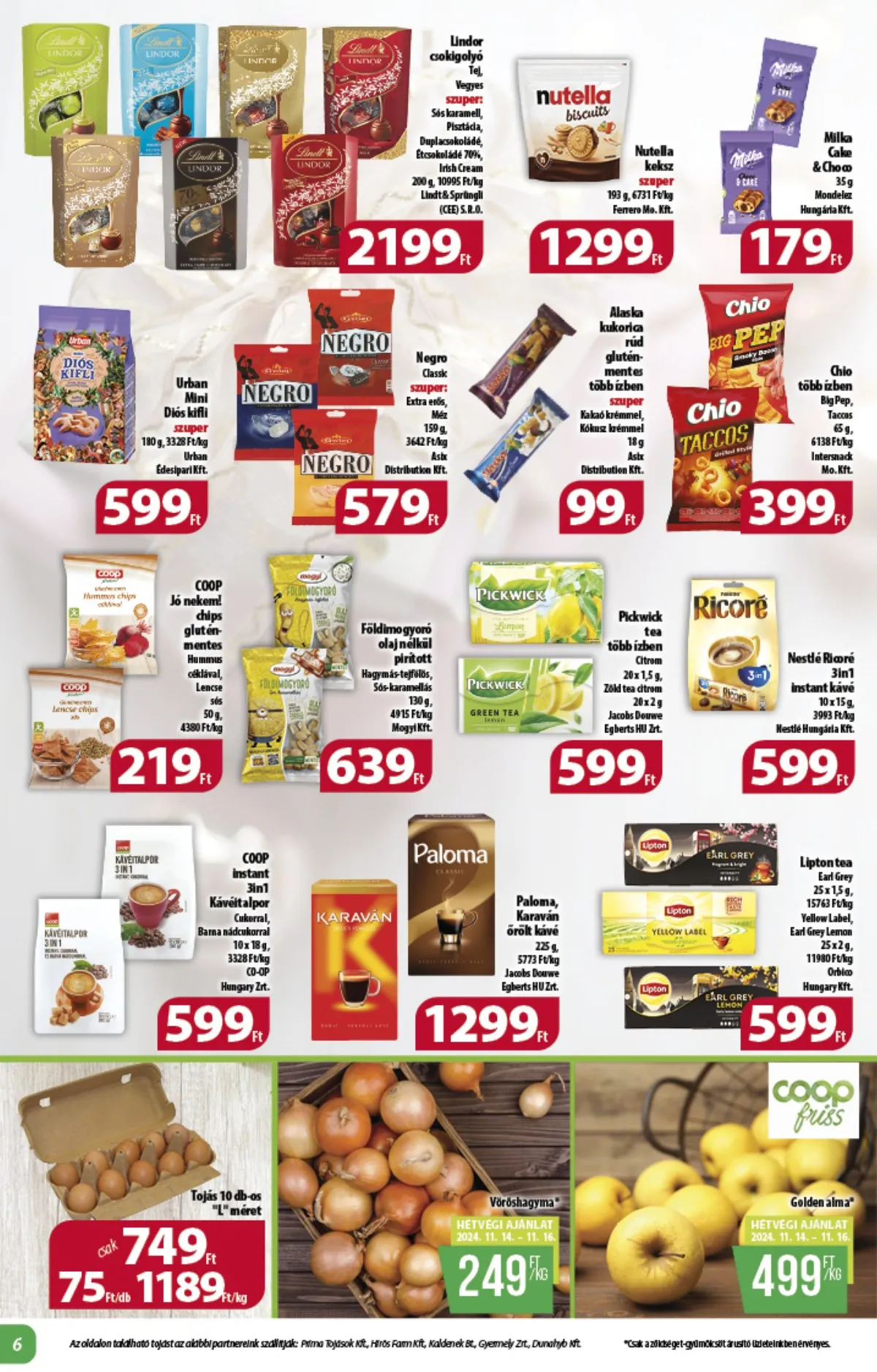 Coop akciós újság Alföld 11.14–11.20 – 6. oldal