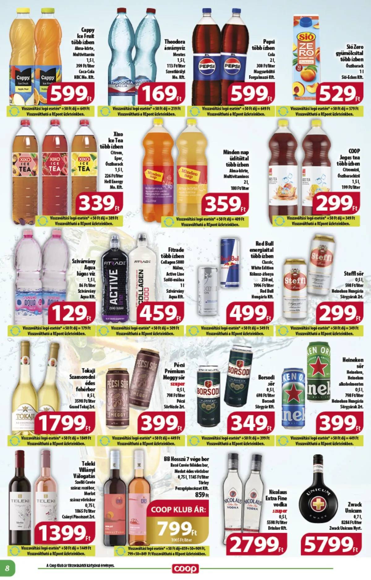 Coop akciós újság Alföld 11.14–11.20 – 8. oldal