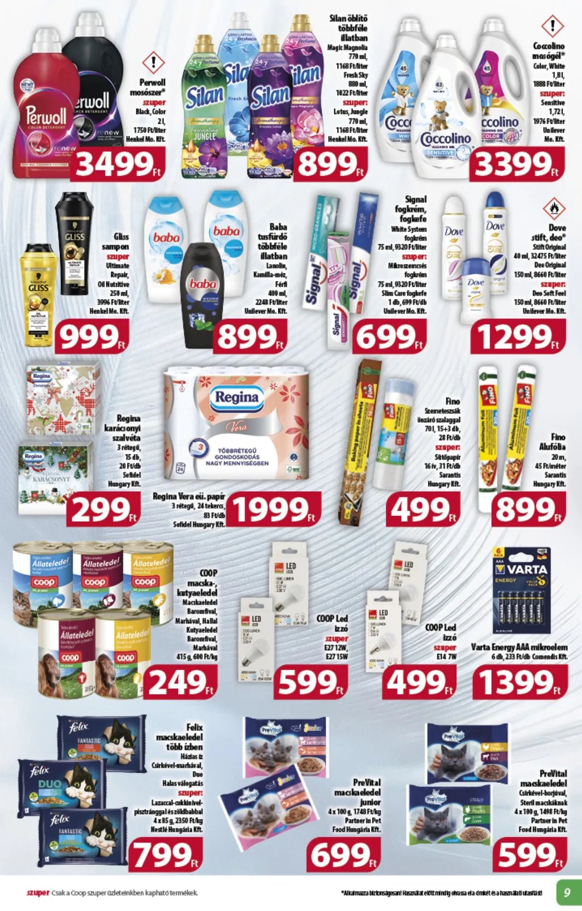 Coop akciós újság Alföld 11.14–11.20 – 9. oldal