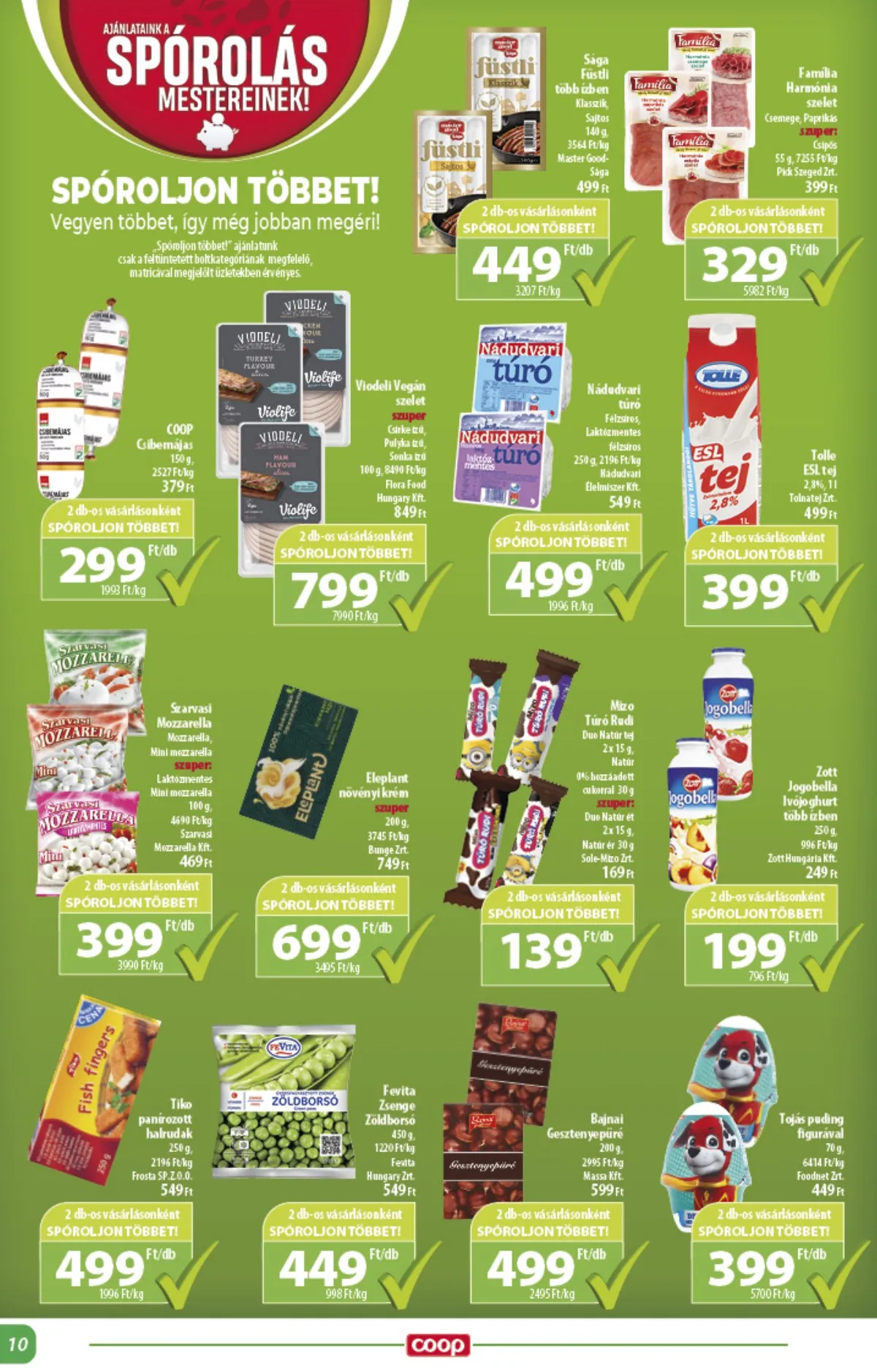 Coop akciós újság Alföld 11.21–11.27 – 10. oldal