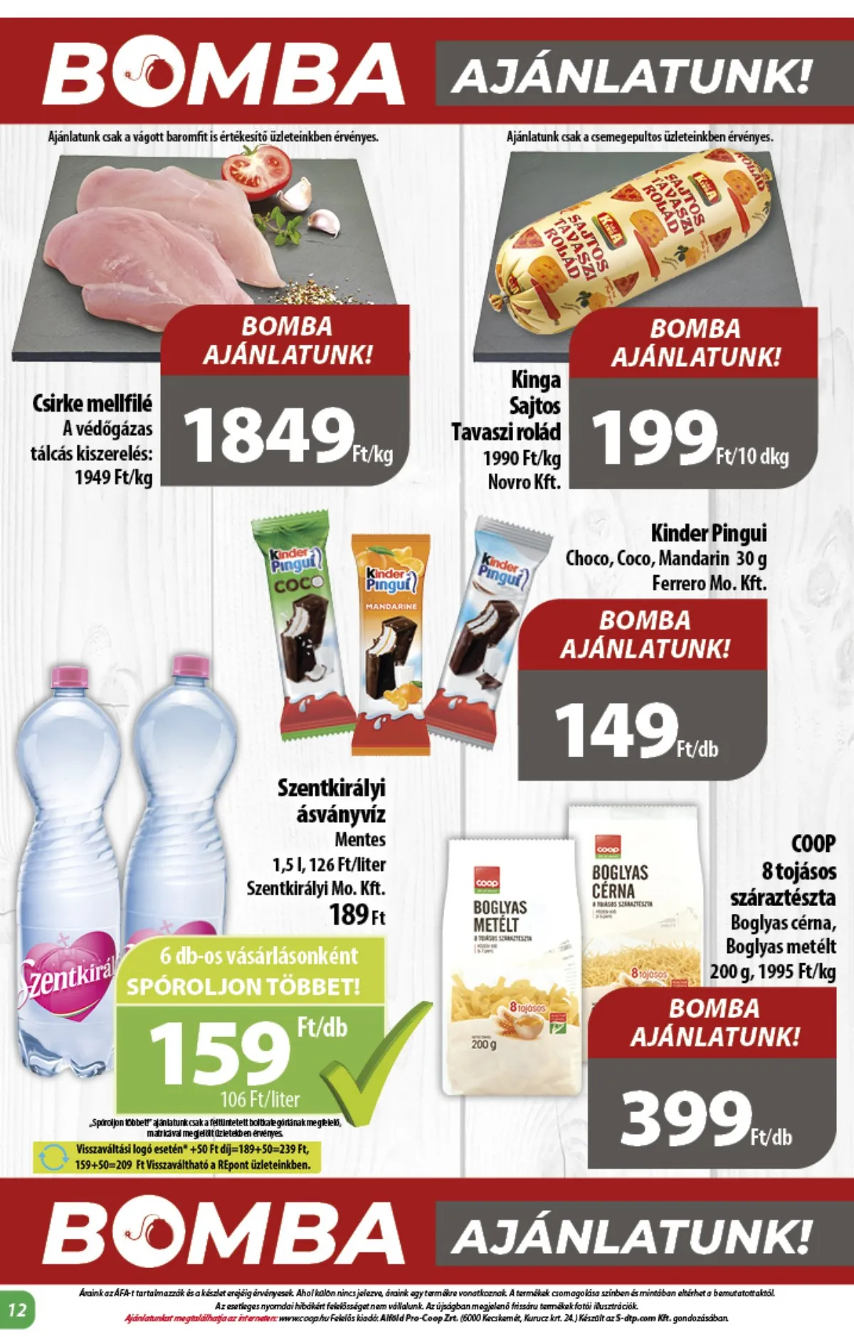 Coop akciós újság Alföld 11.21–11.27 – 12. oldal