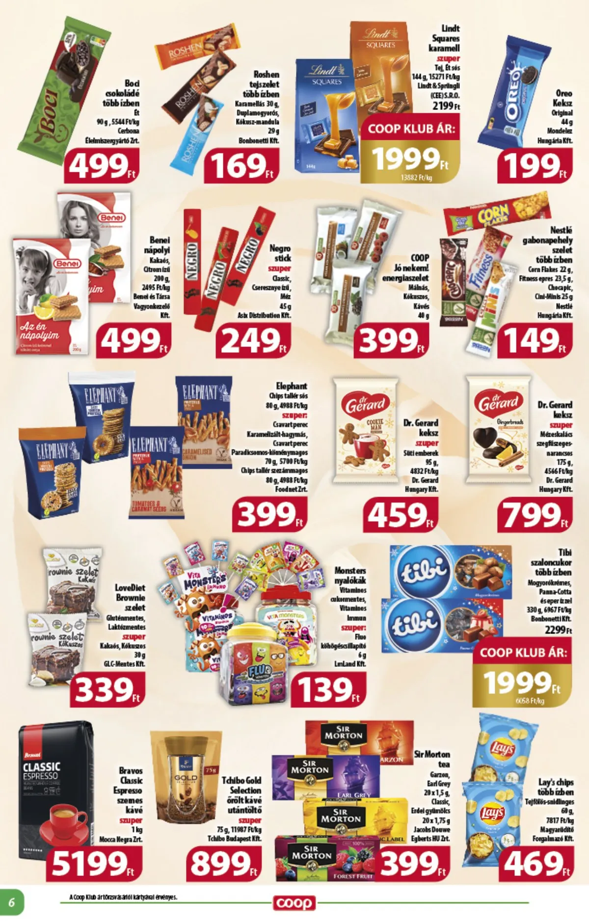 Coop akciós újság Alföld 11.21–11.27 – 6. oldal
