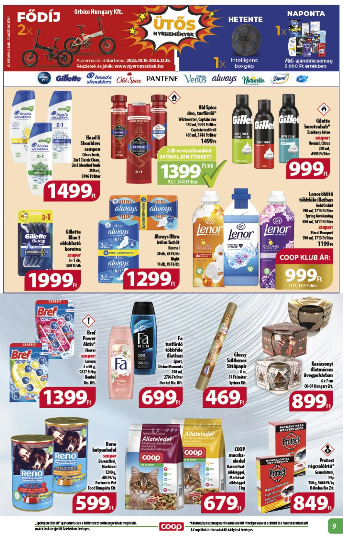 Coop akciós újság Alföld 11.21–11.27 – 9. oldal