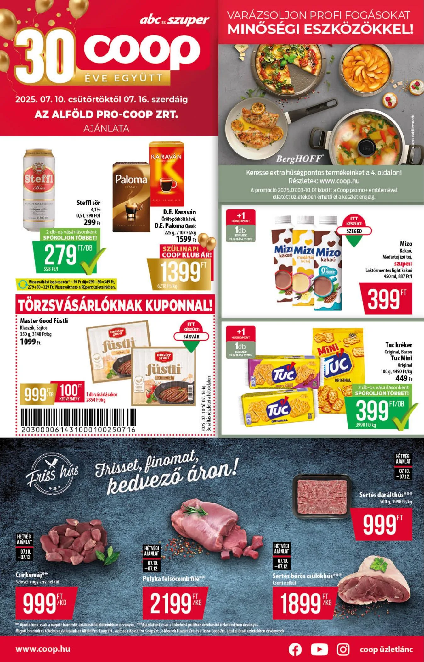 Coop akciós újság Alföld 07.10–07.16
