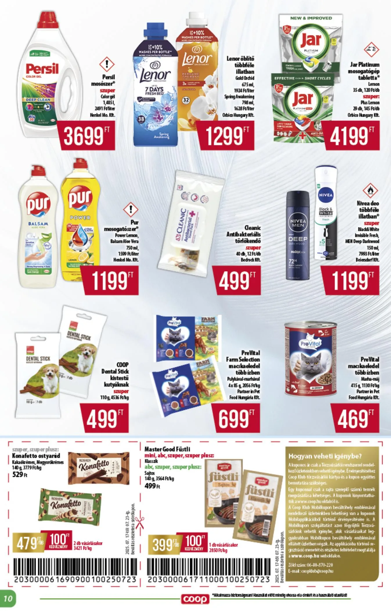 Coop akciós újság Alföld 07.17–07.23 – 10. oldal