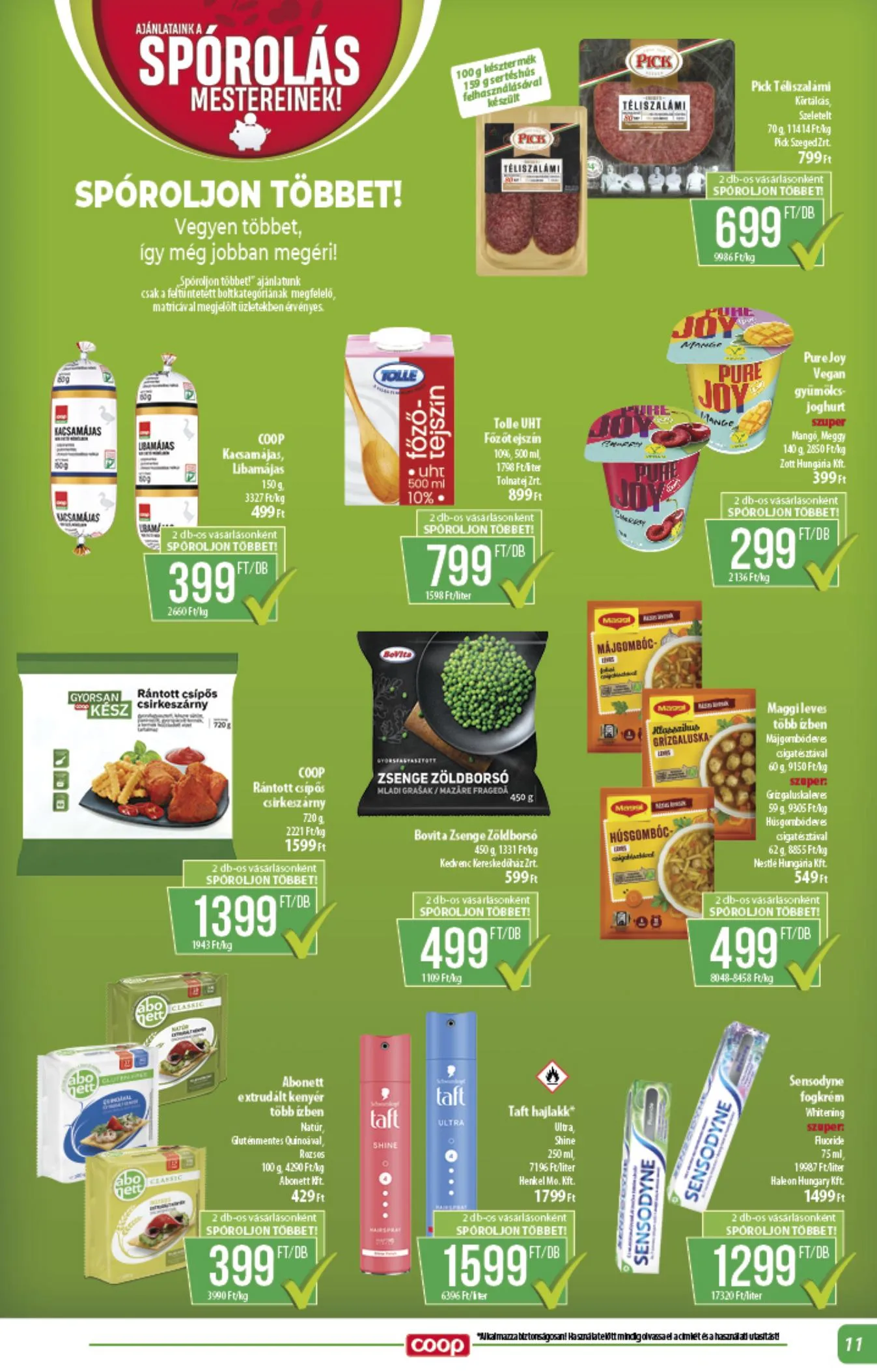 Coop akciós újság Alföld 07.17–07.23 – 11. oldal