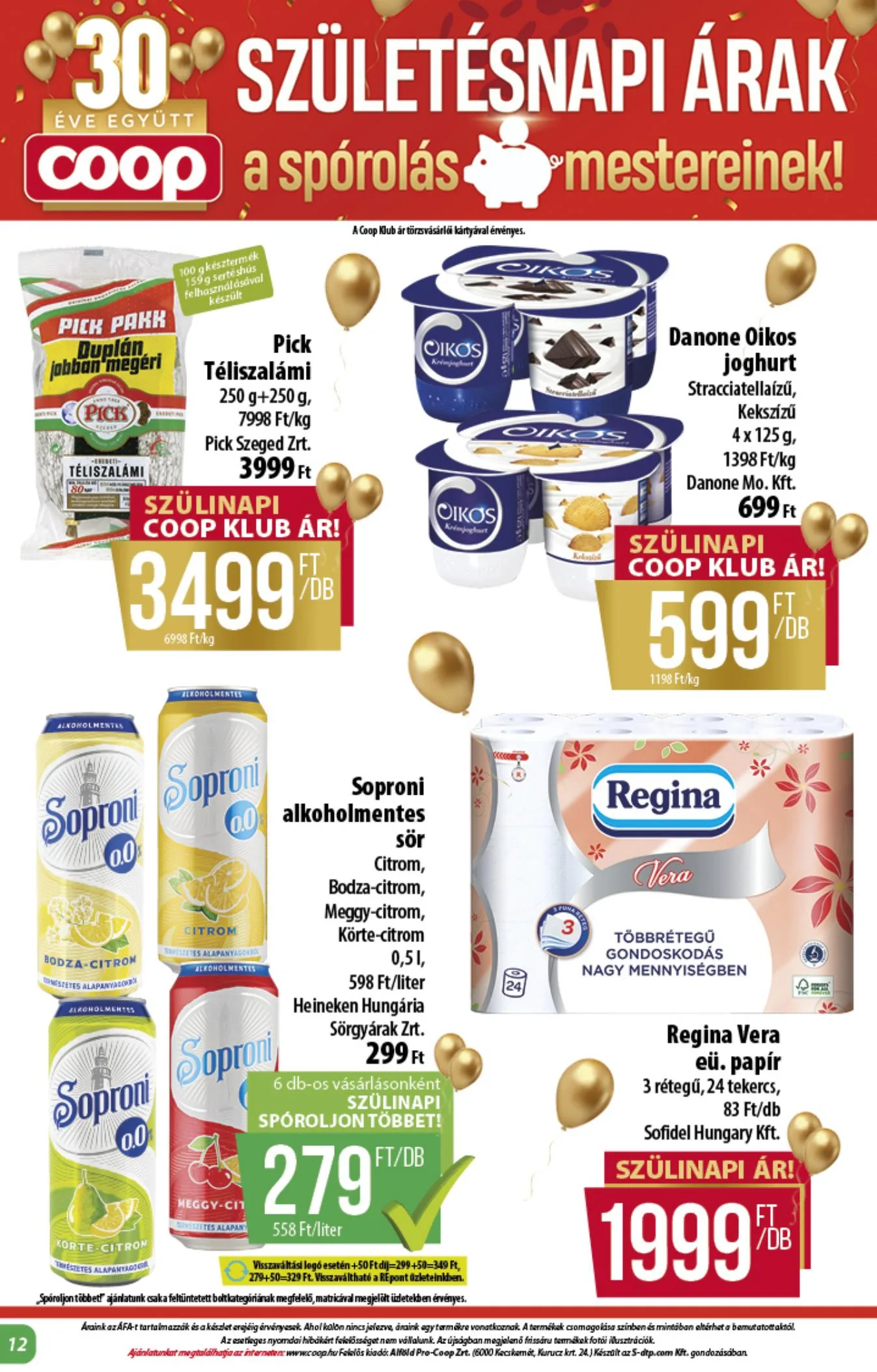 Coop akciós újság Alföld 07.17–07.23 – 12. oldal