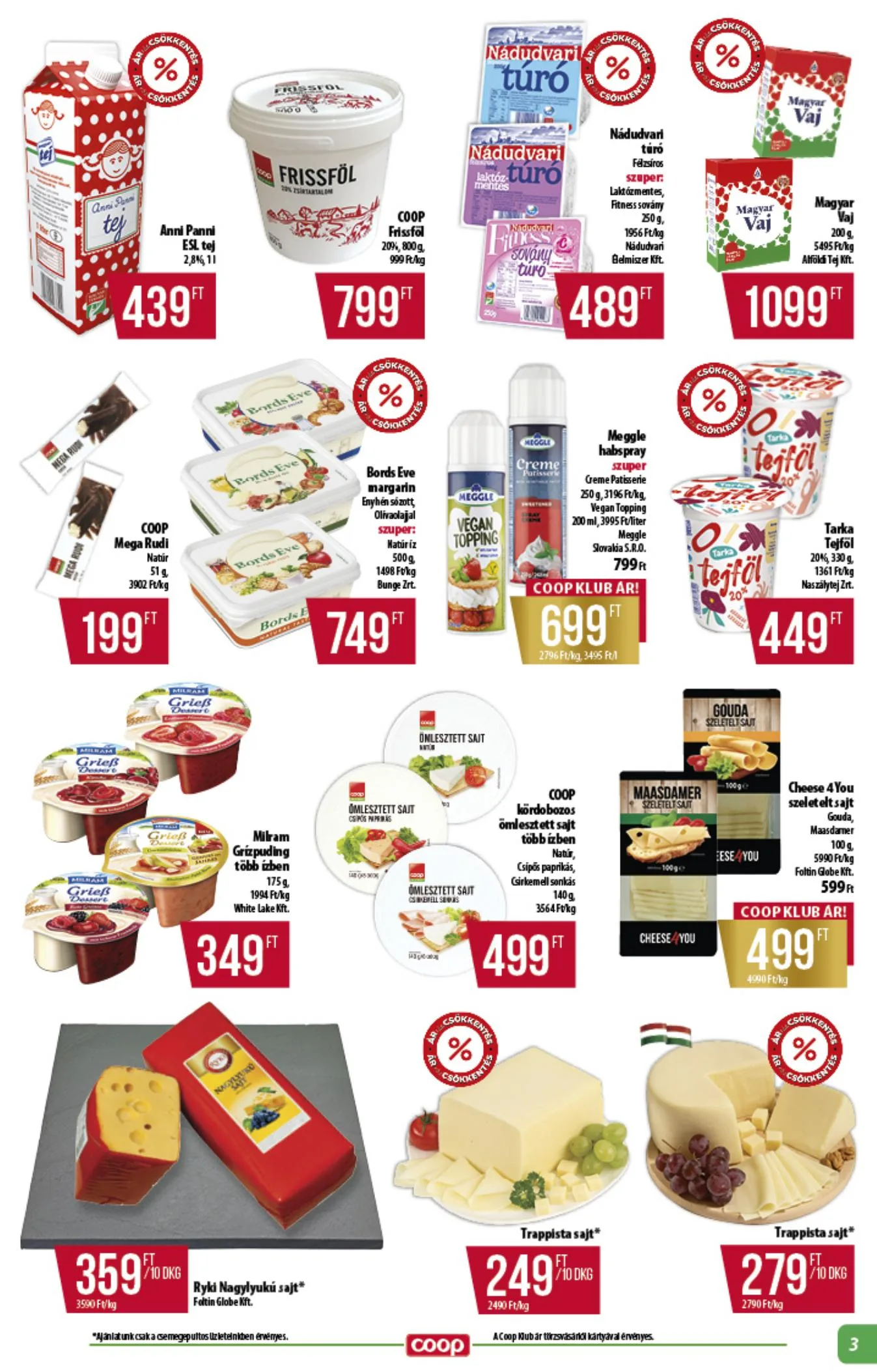 Coop akciós újság Alföld 07.17–07.23 – 3. oldal