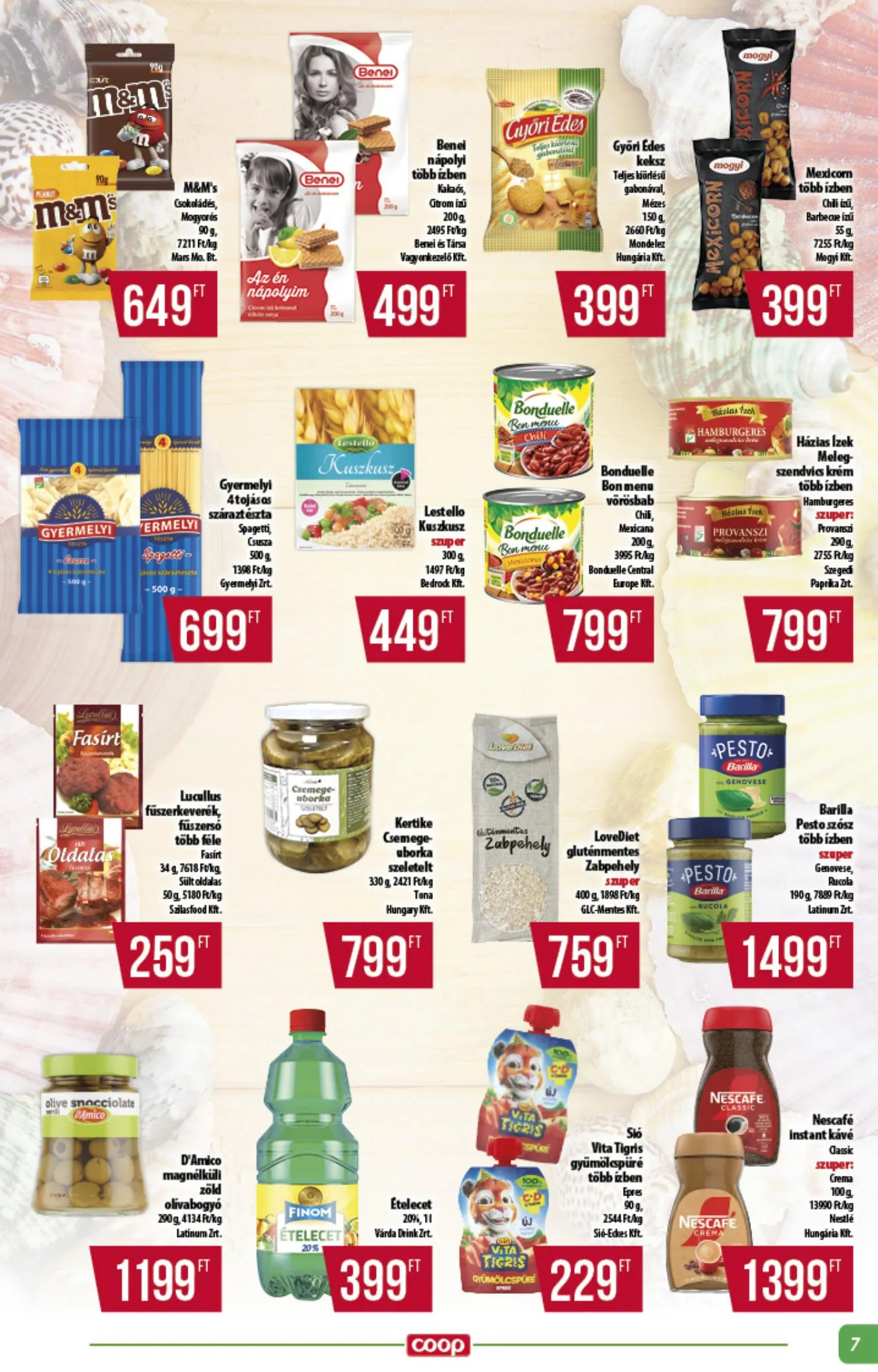 Coop akciós újság Alföld 07.17–07.23 – 7. oldal