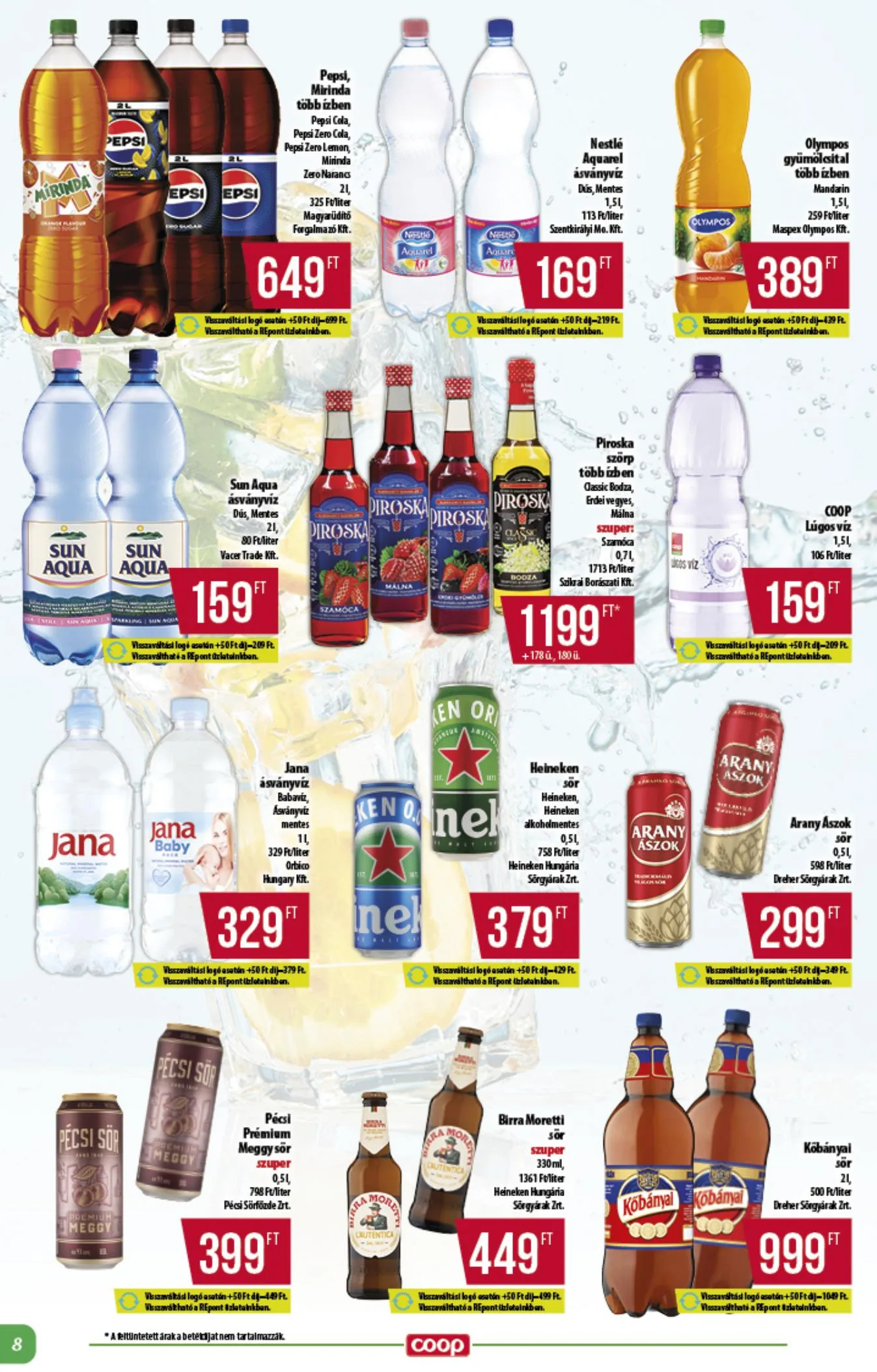 Coop akciós újság Alföld 07.17–07.23 – 8. oldal