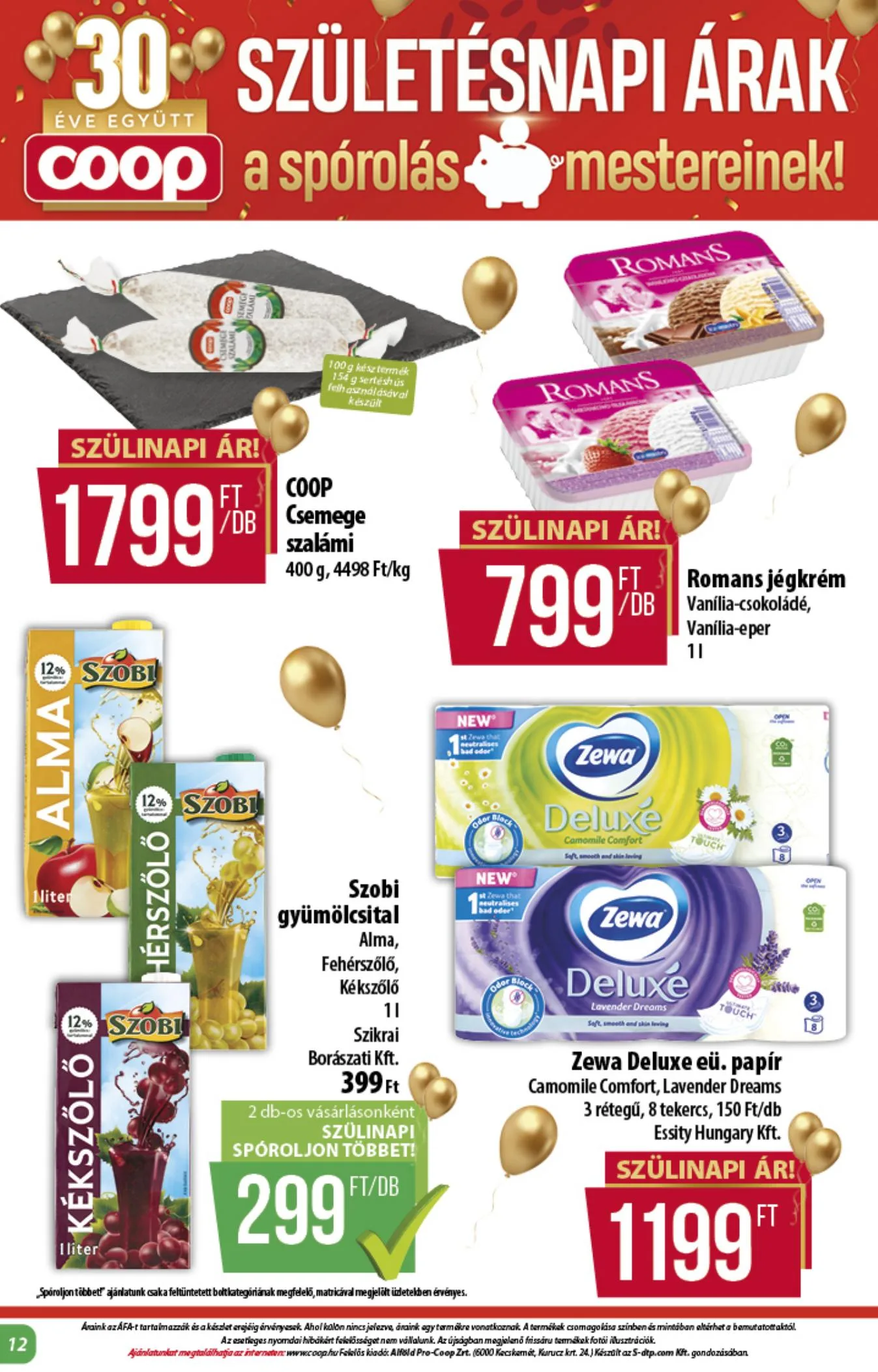 Coop akciós újság Alföld 07.24–07.30 – 12. oldal