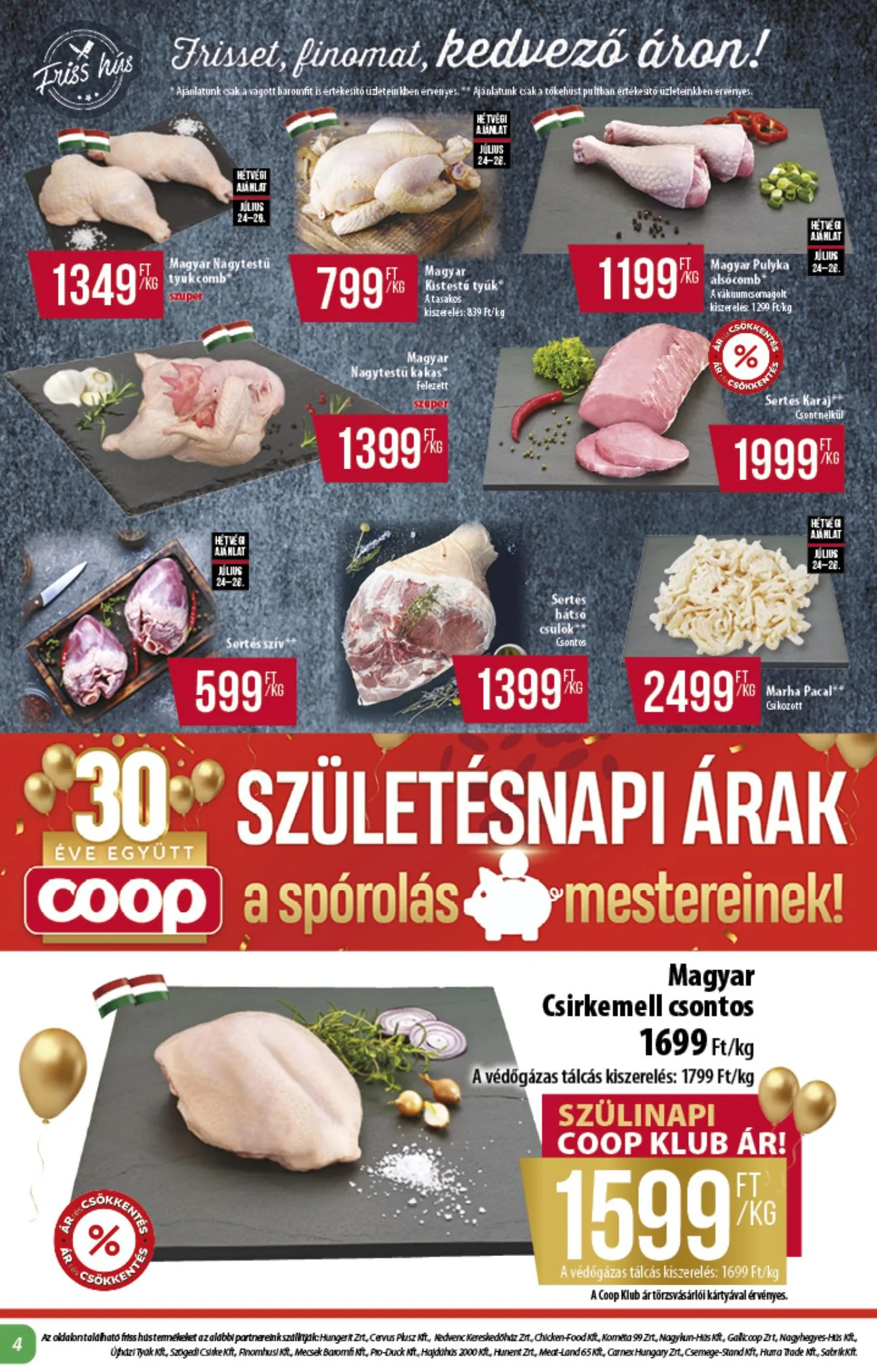 Coop akciós újság Alföld 07.24–07.30 – 4. oldal