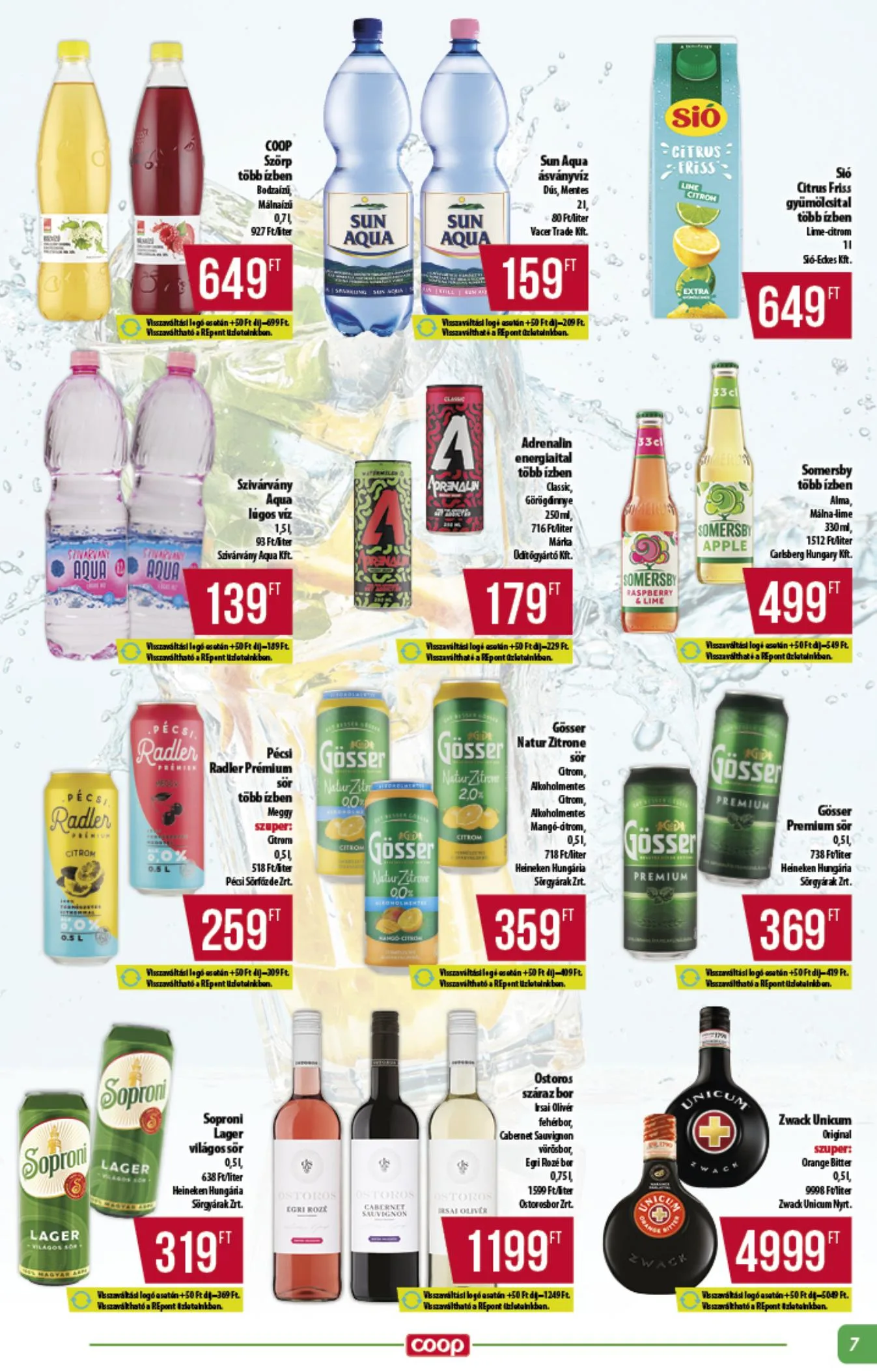 Coop akciós újság Alföld 07.24–07.30 – 7. oldal