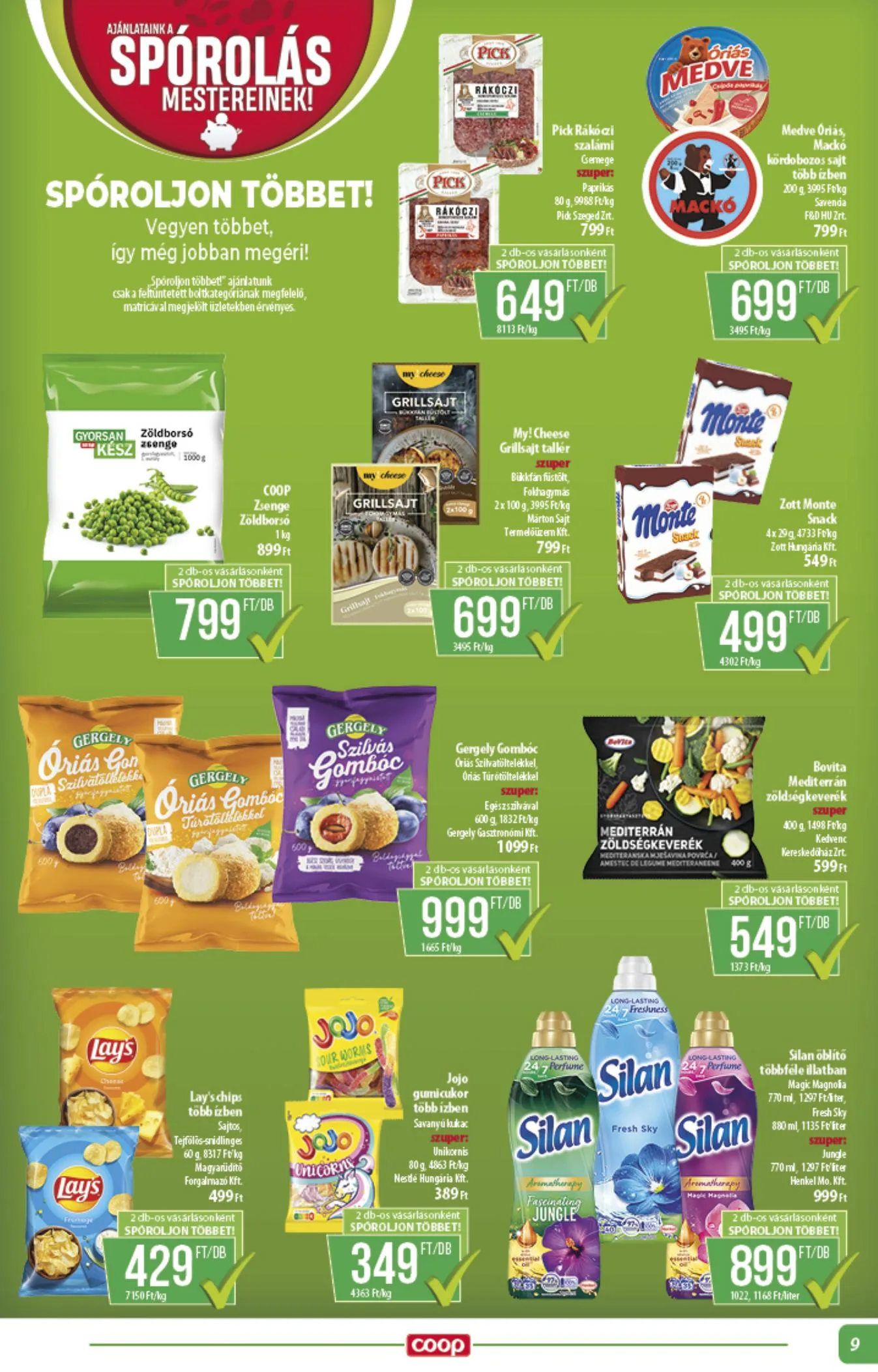 Coop akciós újság Alföld 07.24–07.30 – 9. oldal