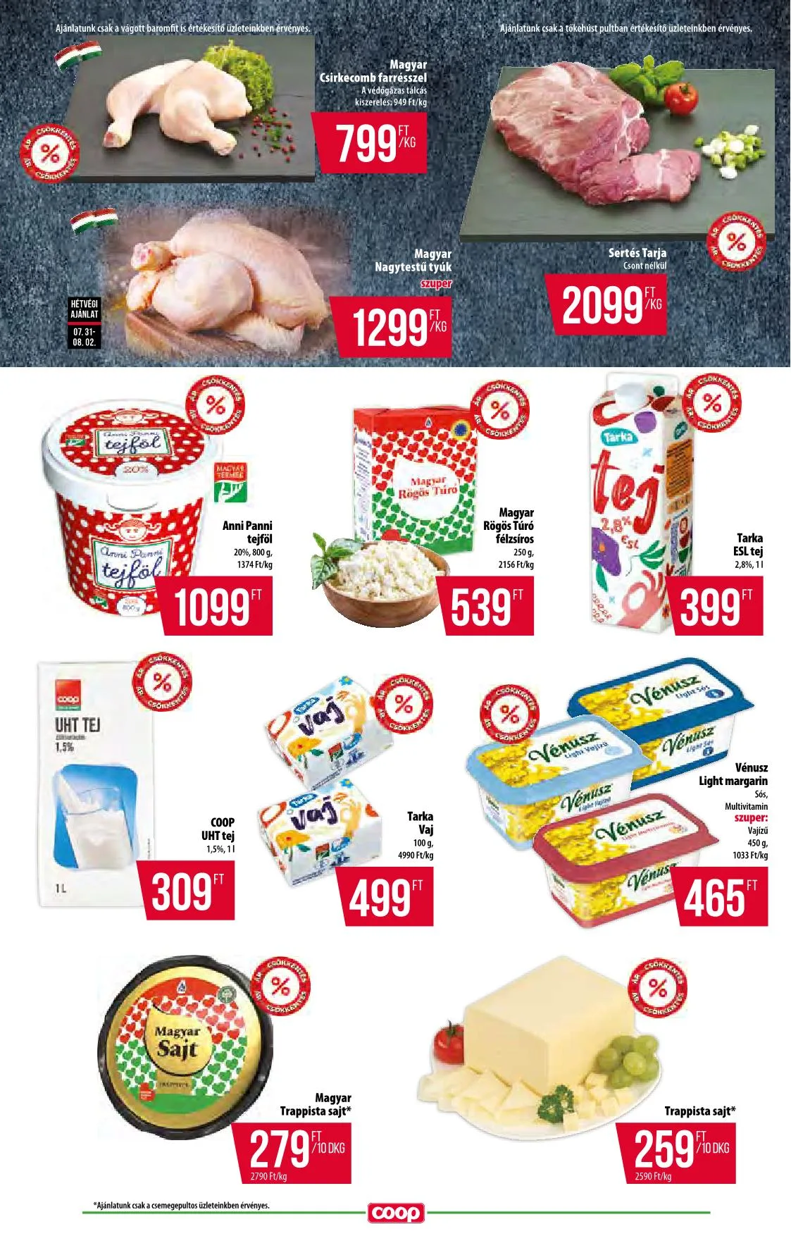 Coop akciós újság Alföld 07.31–08.06 – 7. oldal