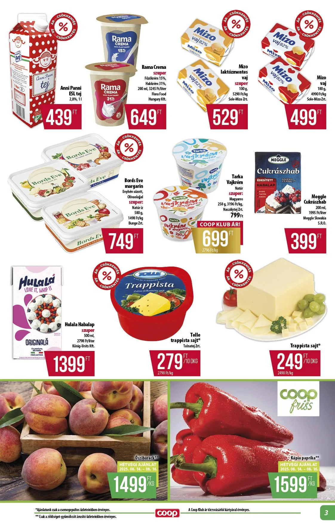 Coop akciós újság Alföld 08.14–08.19 – 10. oldal