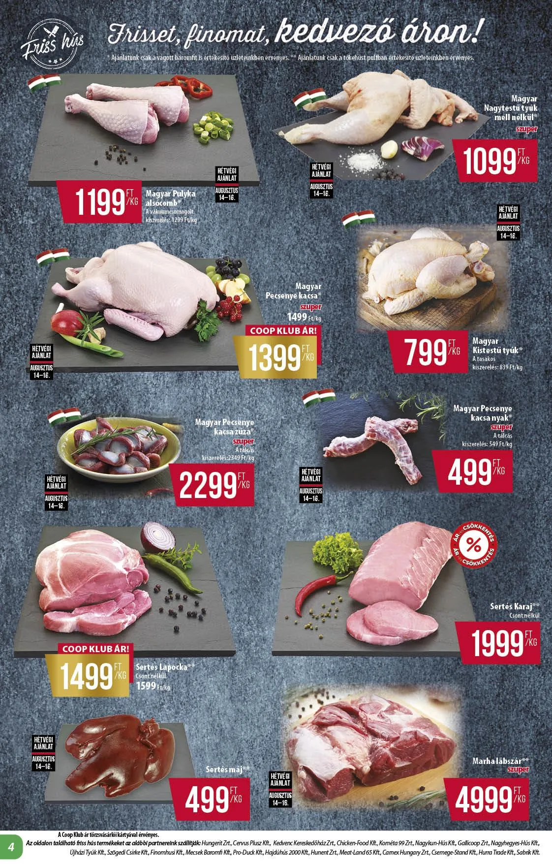 Coop akciós újság Alföld 08.14–08.19 – 11. oldal