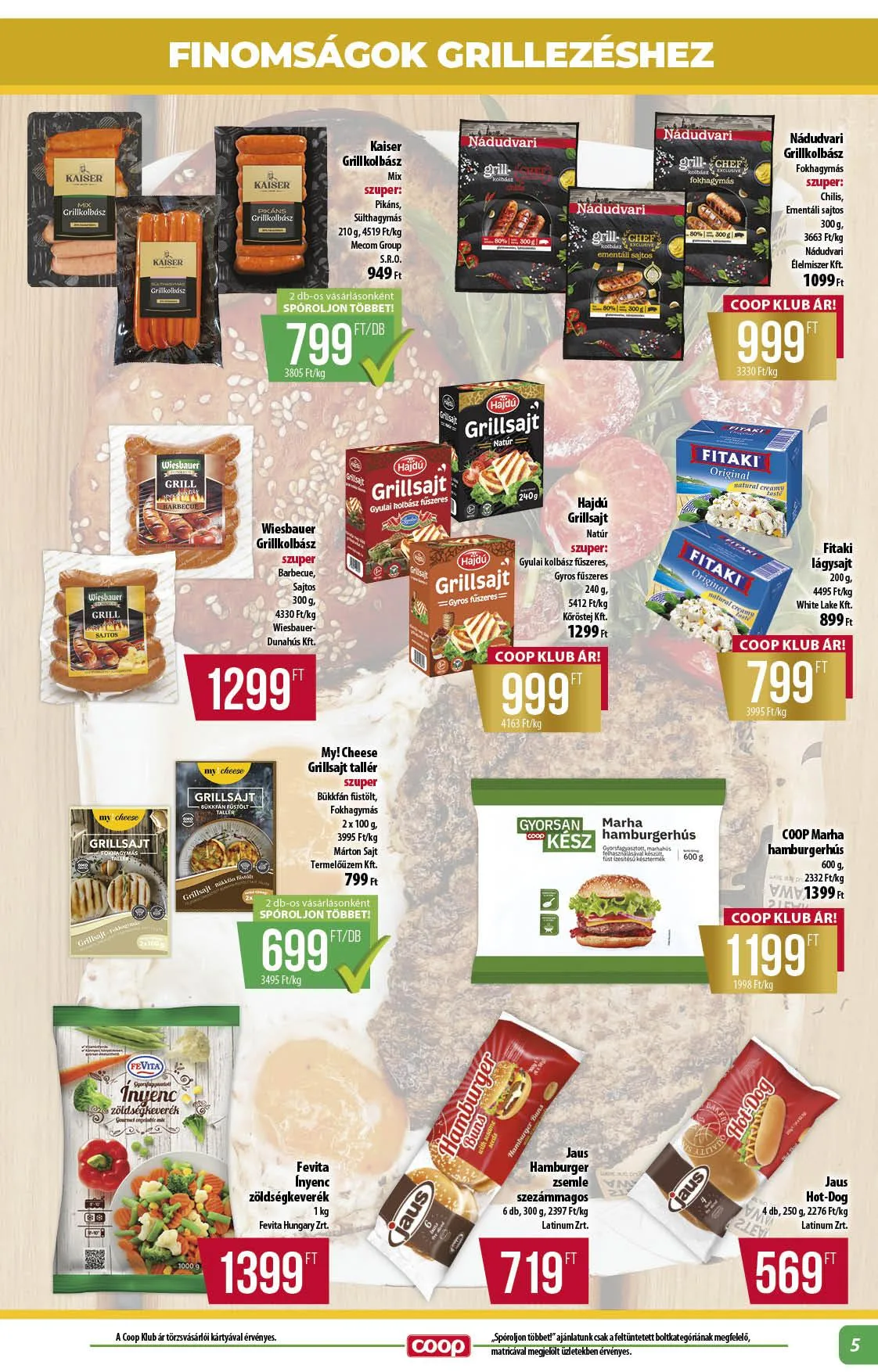 Coop akciós újság Alföld 08.14–08.19 – 12. oldal