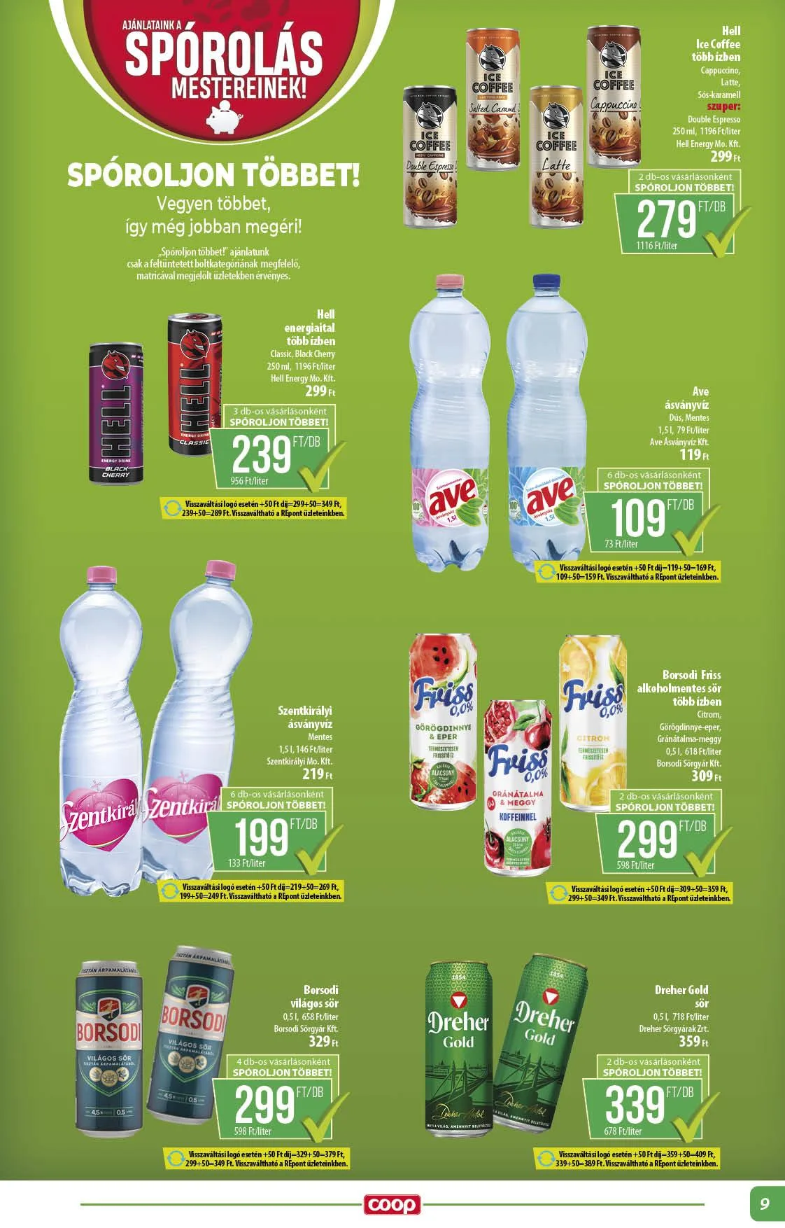 Coop akciós újság Alföld 08.14–08.19 – 16. oldal