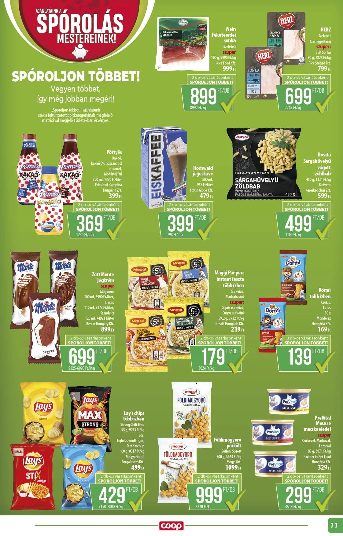 Coop akciós újság Alföld 08.14–08.19 – 3. oldal